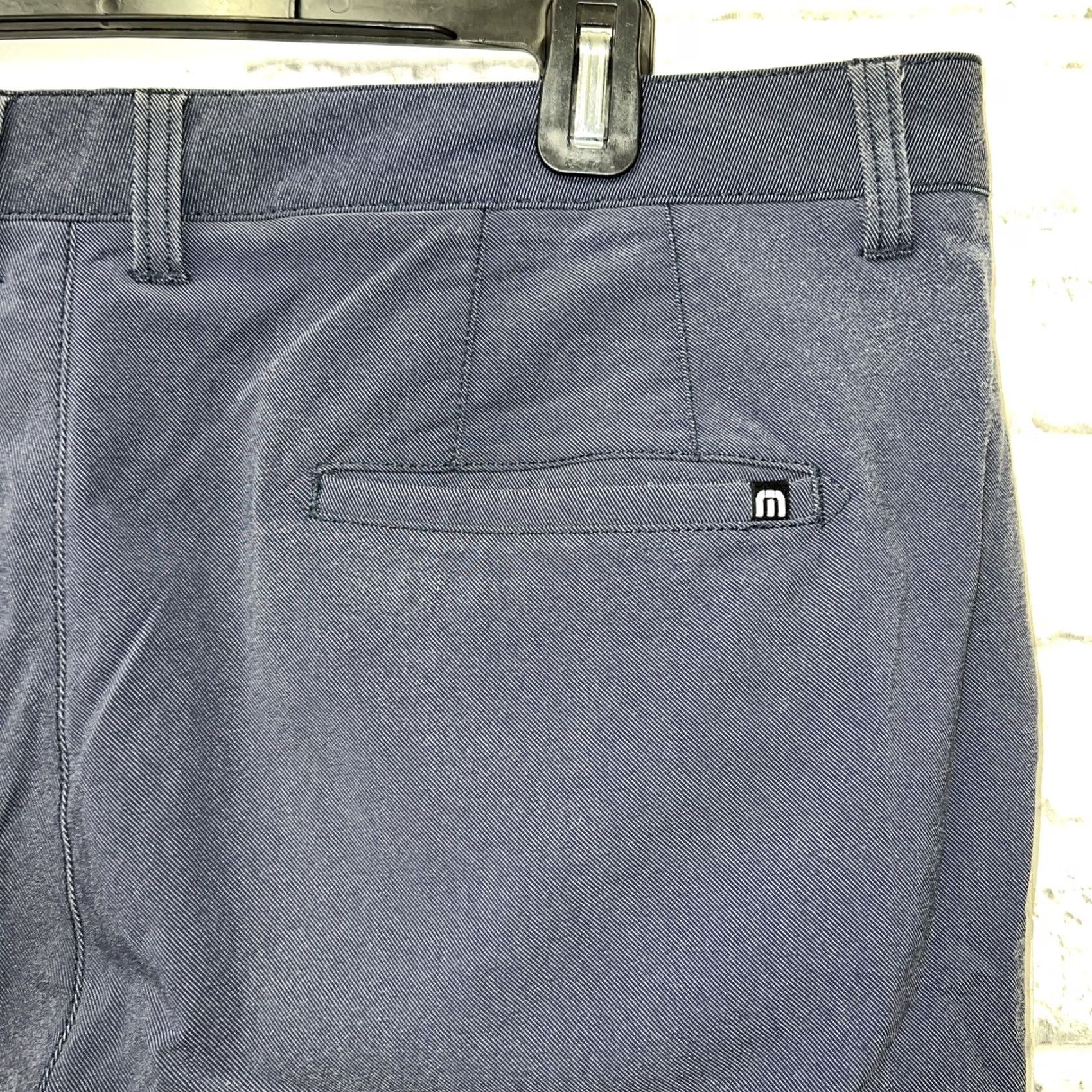 TravisMathew Travis Mathew Pants Mens 36x33 Chino Gray Blue Golf Regular Pants Size US 36 / EU 52 - 4 Thumbnail