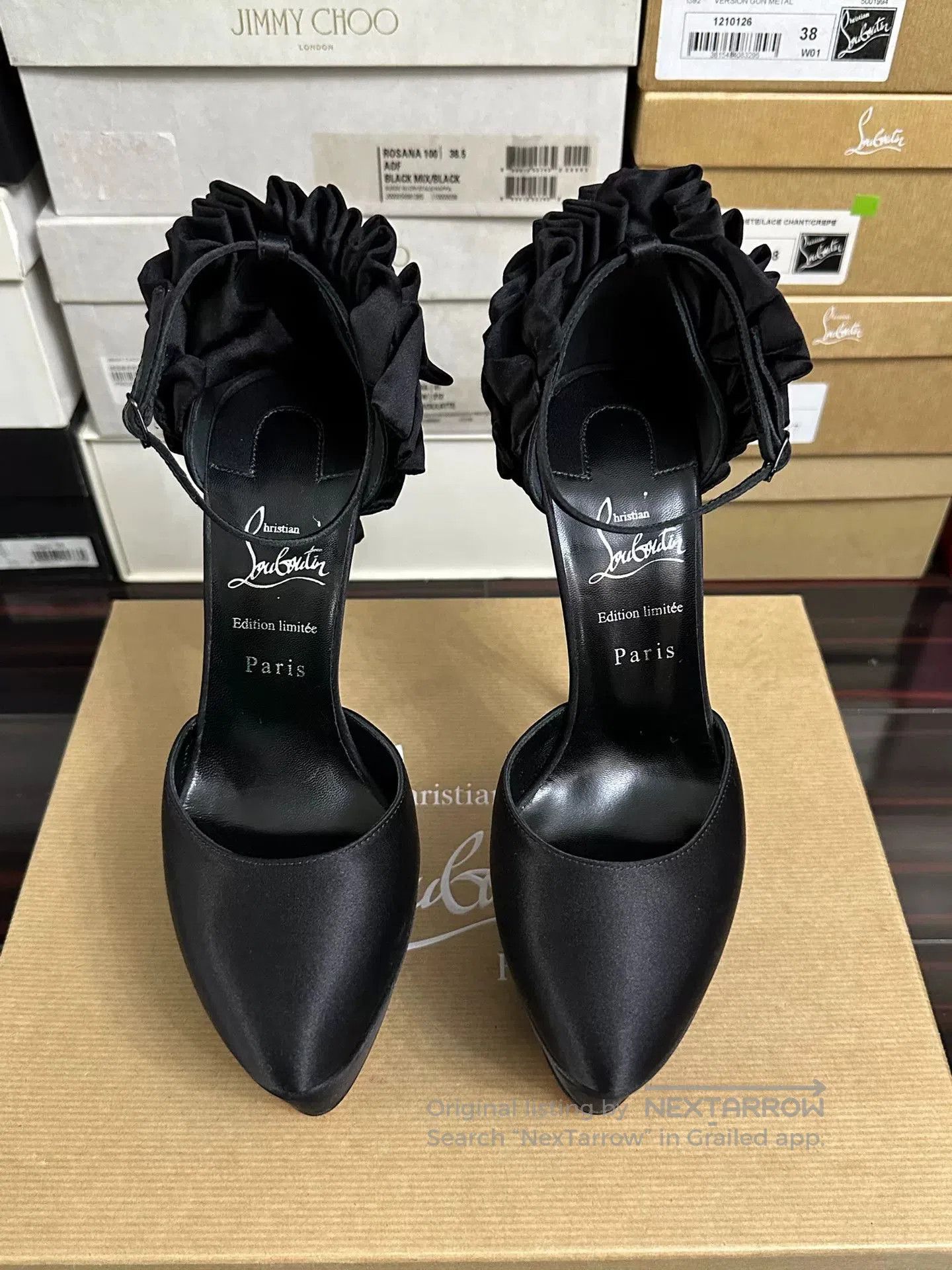 Christian Louboutin Christian Louboutin Limited Court Runway Red Sole Heels. Size US 7 / IT 37 - 2 Thumbnail