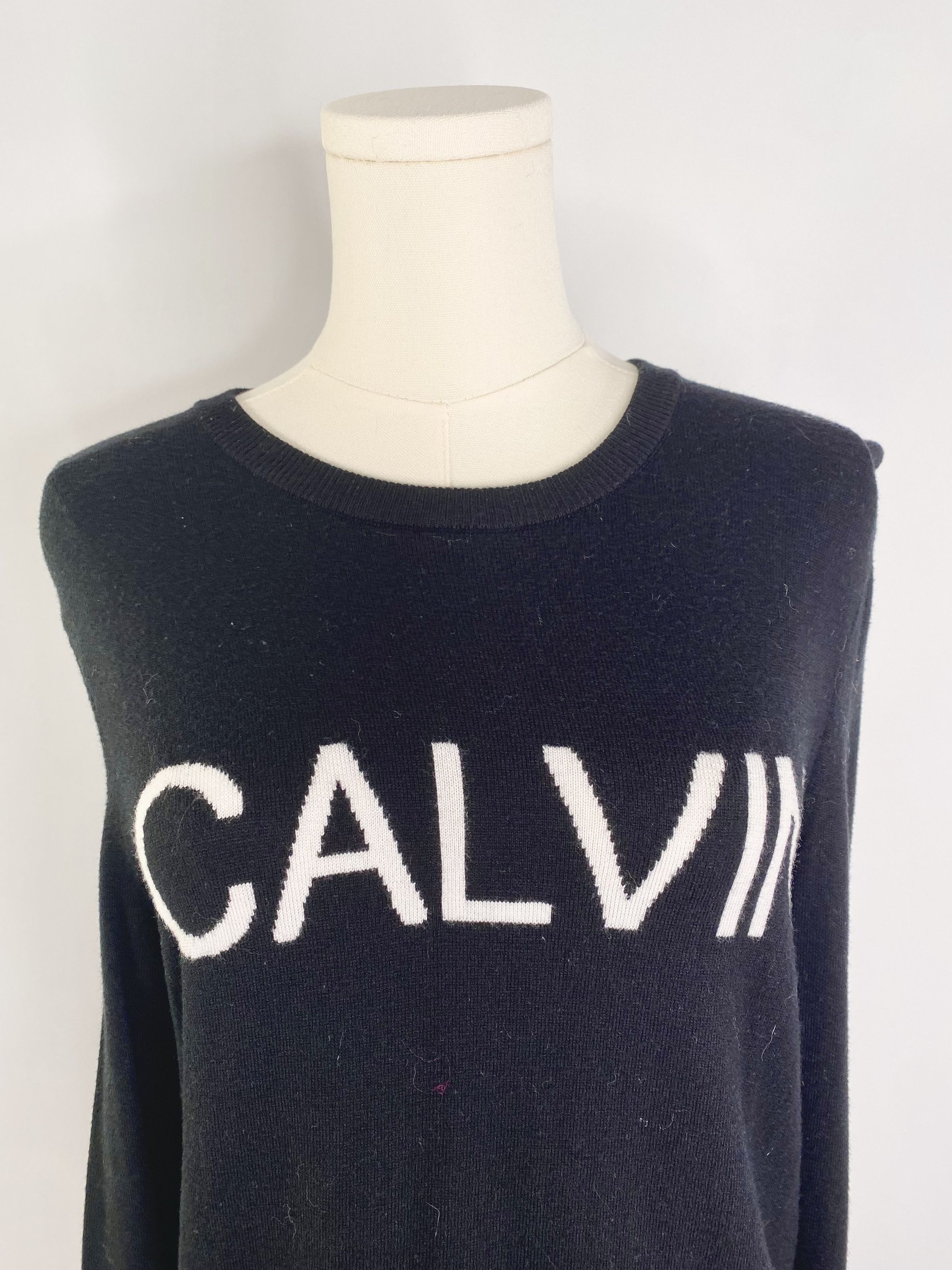 Calvin Klein Calvin Klein Jeans - Black Knit Sweater Size S / US 4 / IT 40 - 2 Thumbnail