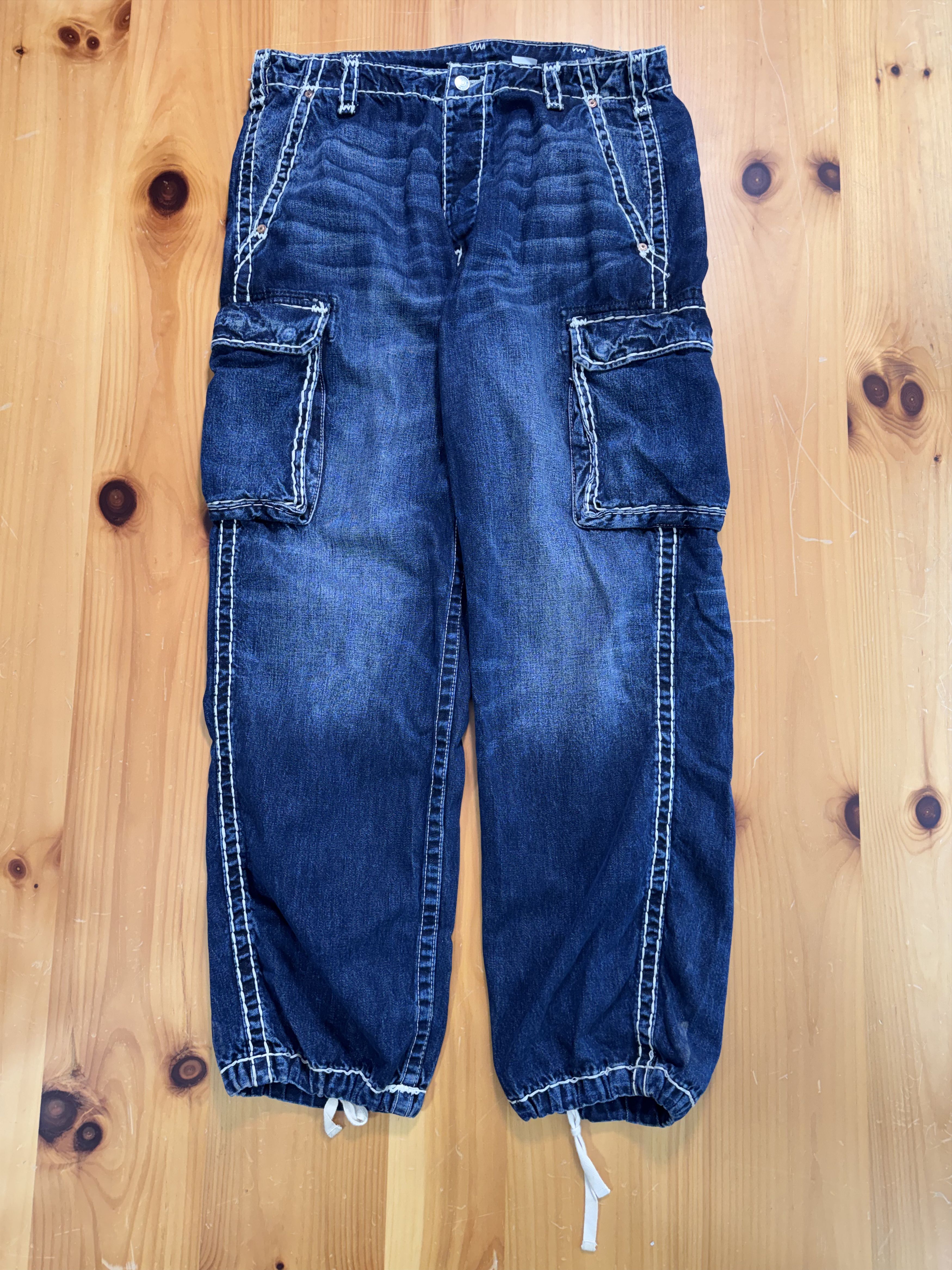 Supreme Supreme True Religion Denim Cargo Pants Jeans Size US 36 / EU 52 - 1 Thumbnail