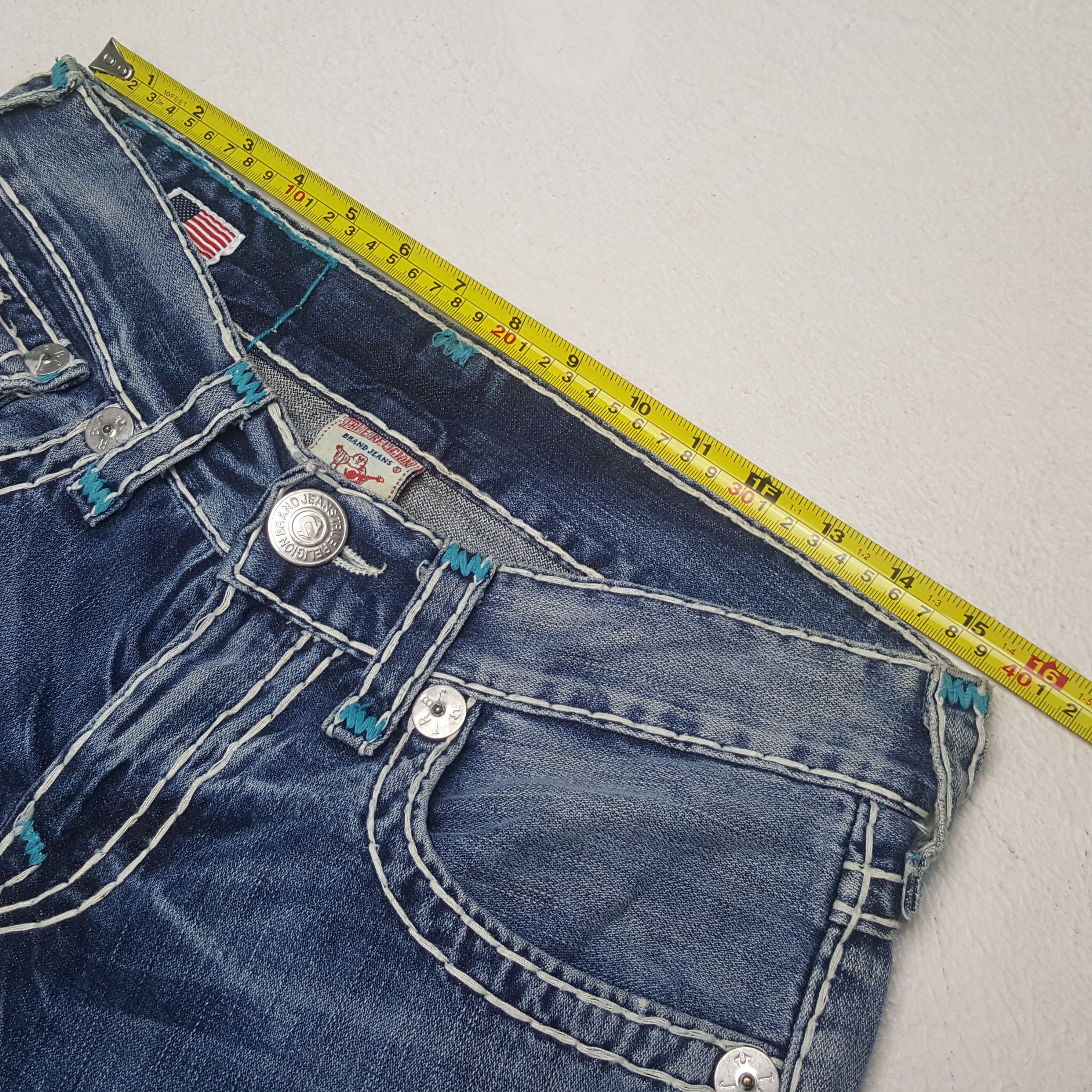 True Religion True Religion Streetwear Fashion Style Jeans C297N10 Size US 31 - 7 Thumbnail