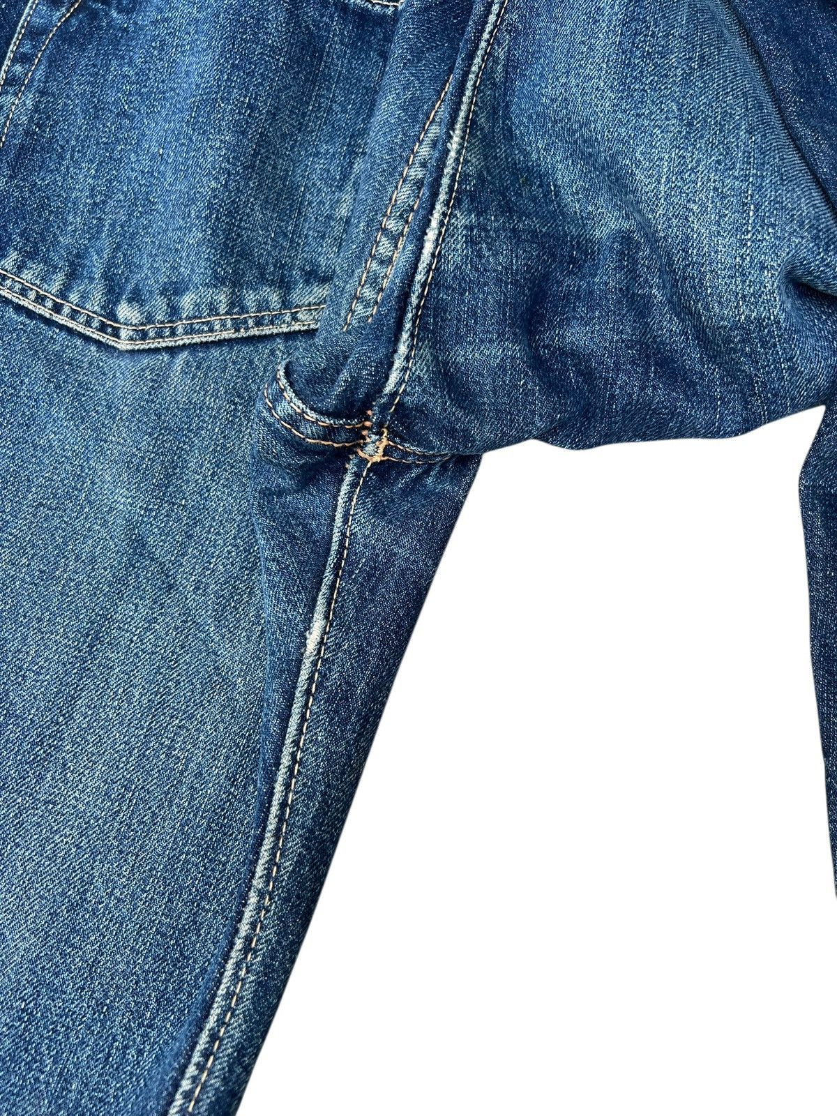 The Real McCoy's Vintage Joey McCoy Hidden Rivets Faded Denim Selvedge Jeans Size US 29 - 23 Thumbnail