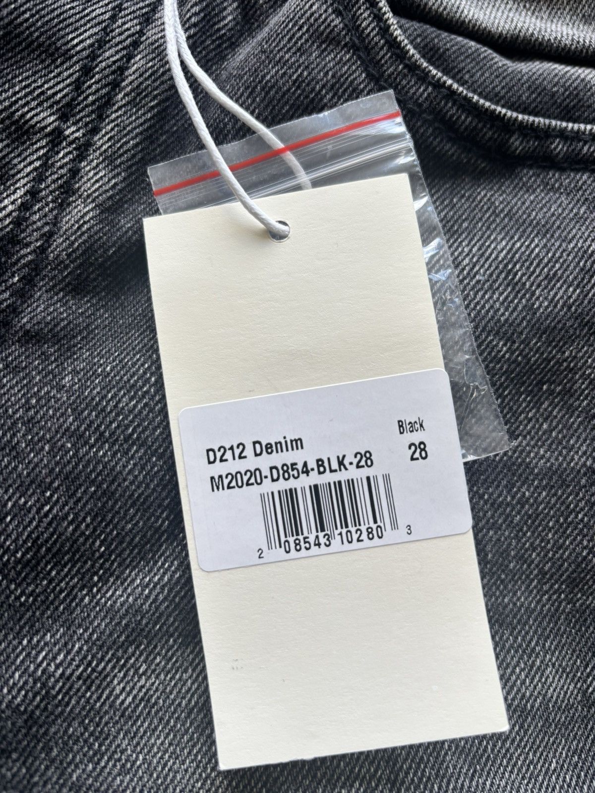 MNML MNML B212 Straight Black Denim Jeans Size US 28 / EU 44 - 3 Thumbnail