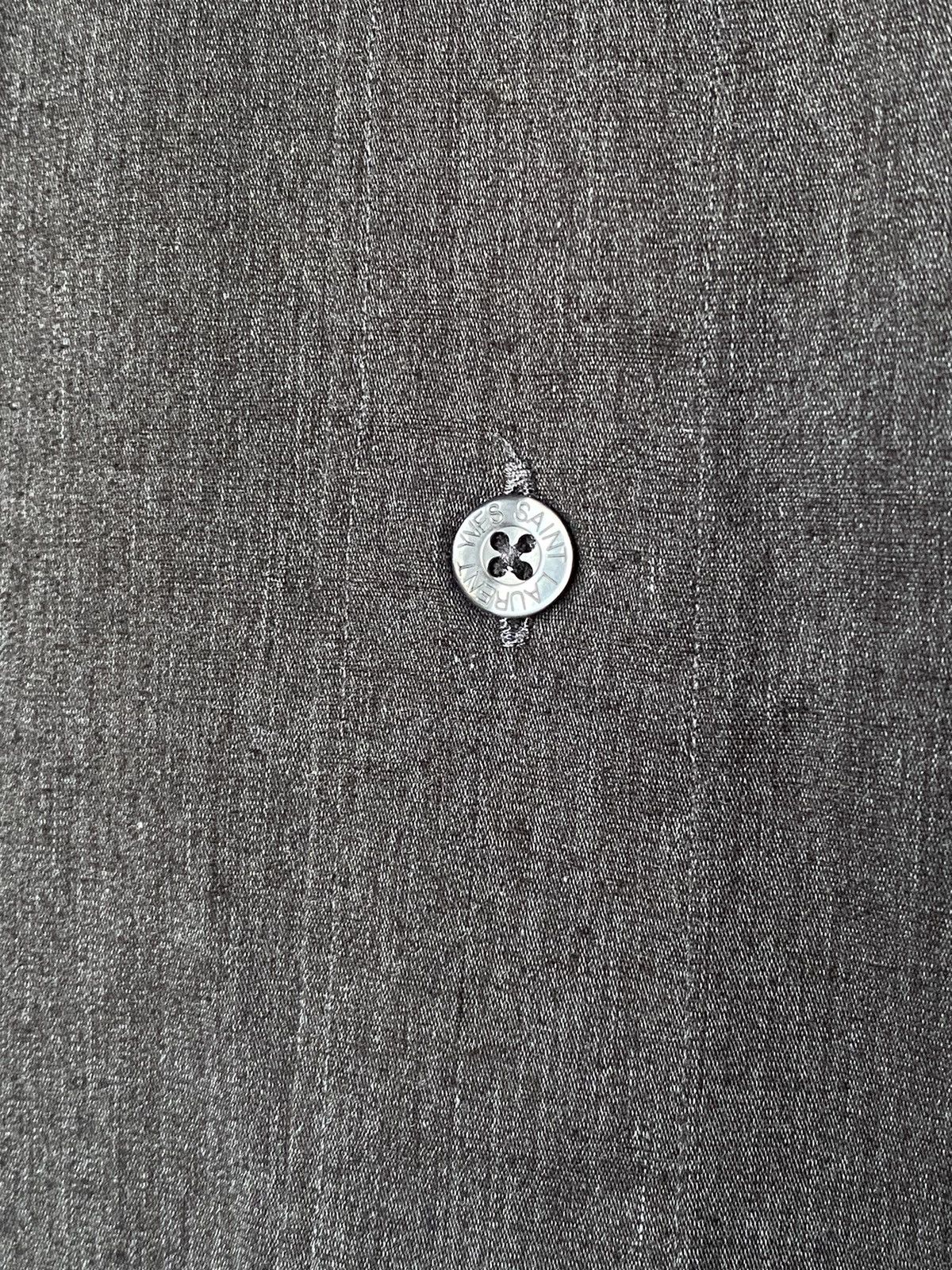 Yves Saint Laurent Vintage YvesSaintLaurent YSL Shirt Button Up Grey Size US L / EU 52-54 / 3 - 4 Thumbnail