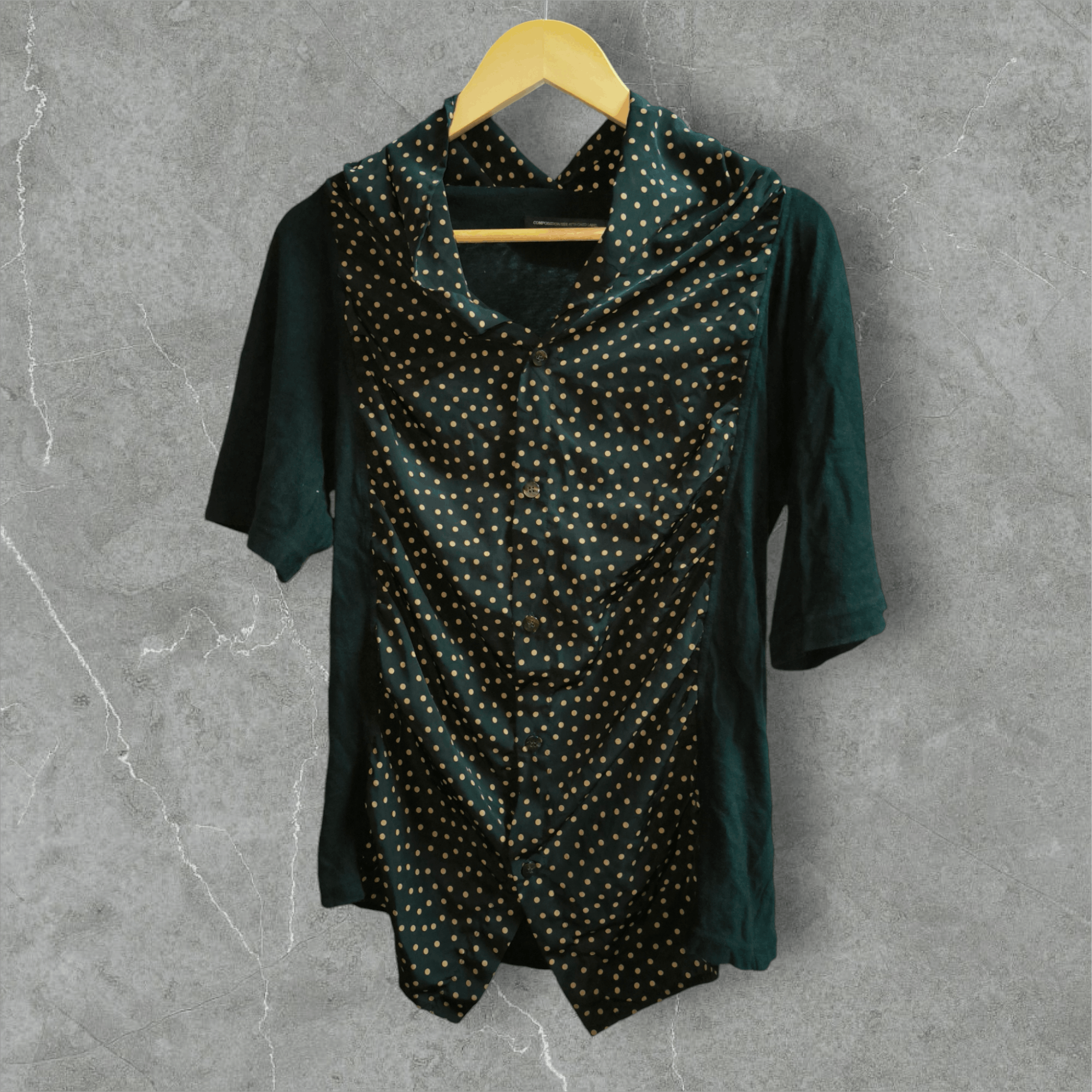 With Hoodie Polkadot