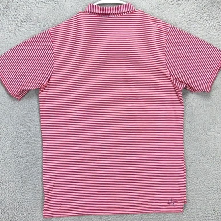 Vintage VINTAGE B. Draddy Mens Golf Polo Shirt Red Gray Stripe Short Sleeve Rugby Stretch Size US L / EU 52-54 / 3 - 3 Thumbnail