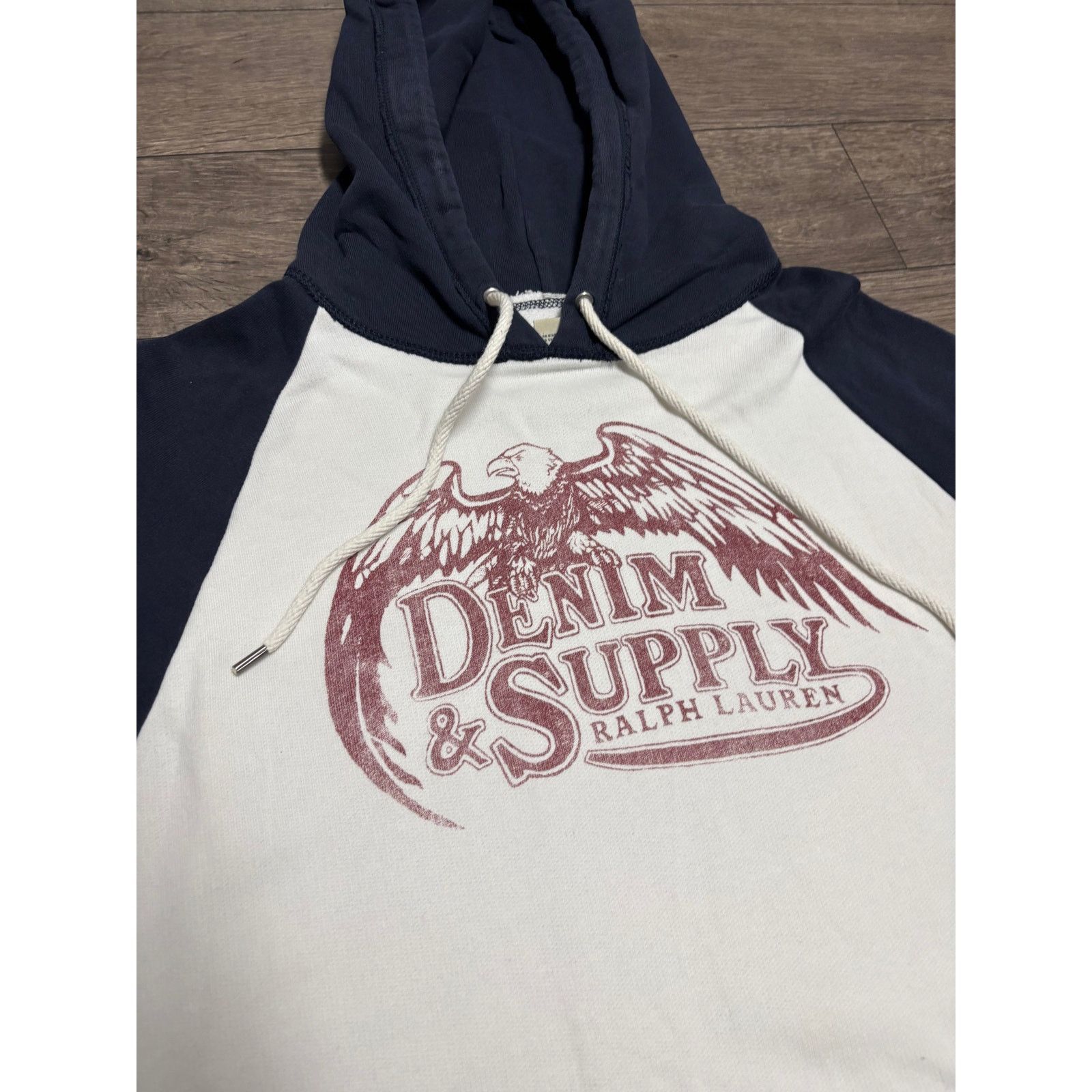 Denim & Supply Ralph Lauren × Polo Ralph Lauren × Vintage Vintage Denim Supply Ralph Lauren Eagle Logo Sz L White Size US L / EU 52-54 / 3 - 2 Thumbnail