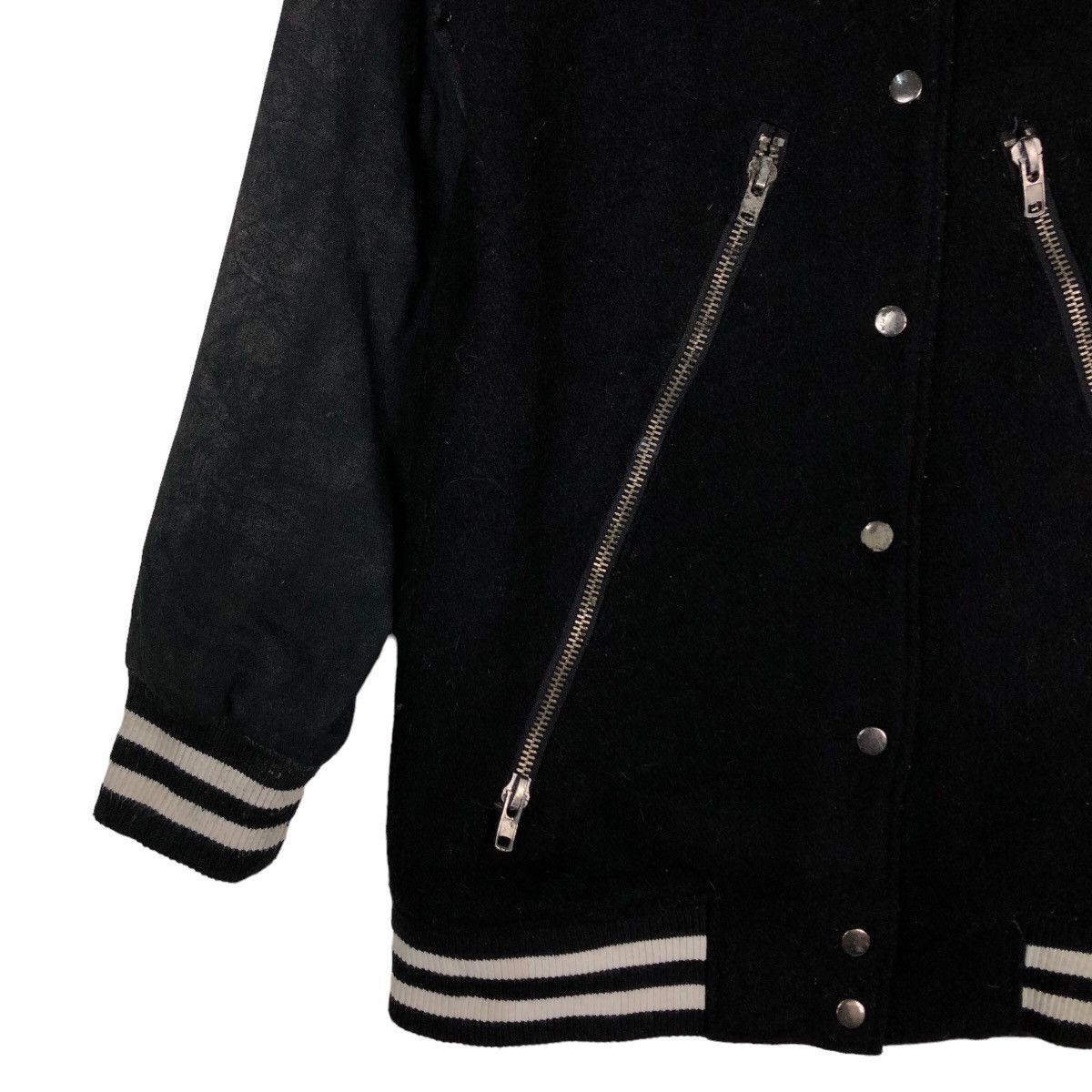 Japanese Brand 🔥Vtg Varsity Jacket Bomber Glad News Skeleton Big Logo Size US M / EU 48-50 / 2 - 5 Thumbnail