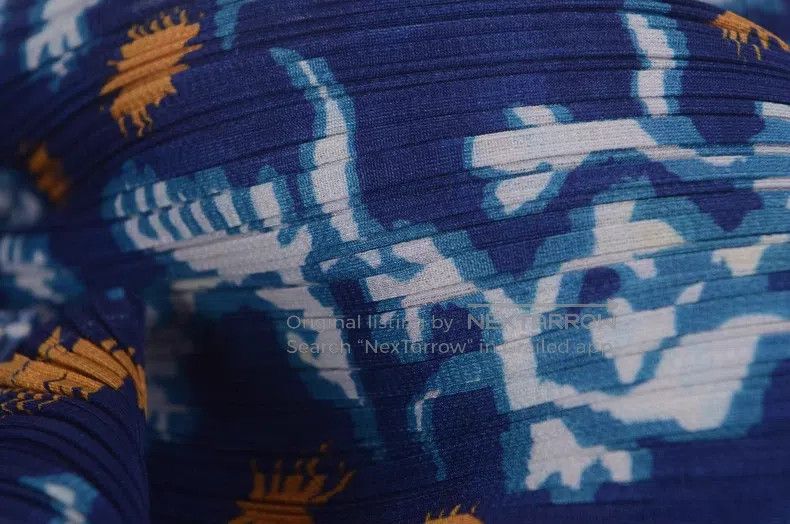 Issey Miyake Issey Miyake Printed Pleated Top Size XXL / US 16-18 / IT 52-54 - 5 Thumbnail