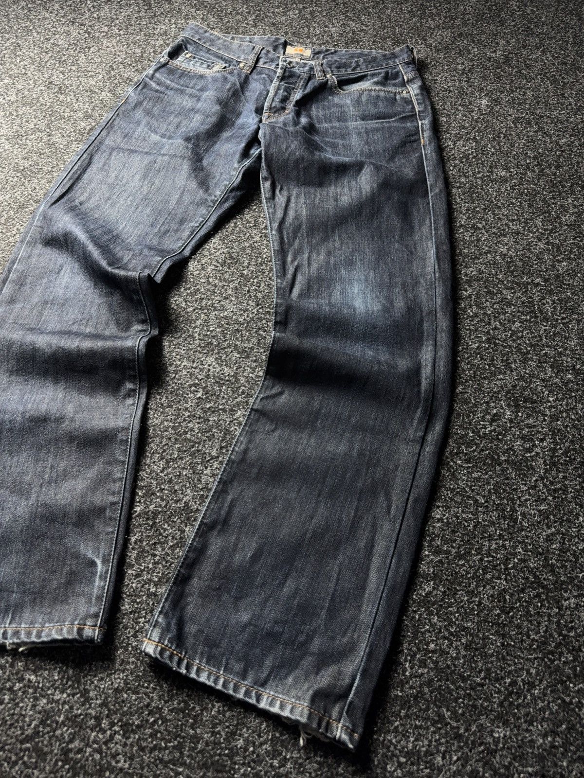 Hugo Boss Luxury 00s Y2K Hugo Boss Regular Fit Retro Style Size US 33 - 3 Thumbnail