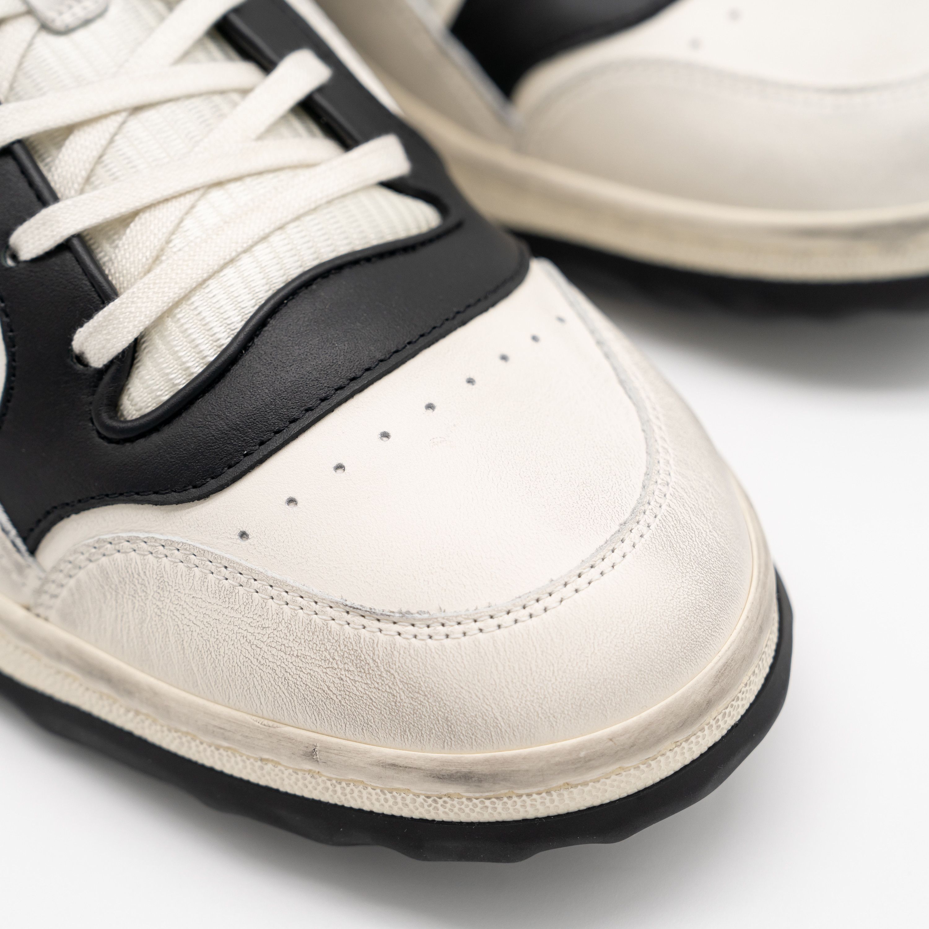 Gucci Gucci MAC80 Sneakers Off White Black GG Leather Size US 13 / EU 46 - 7 Thumbnail