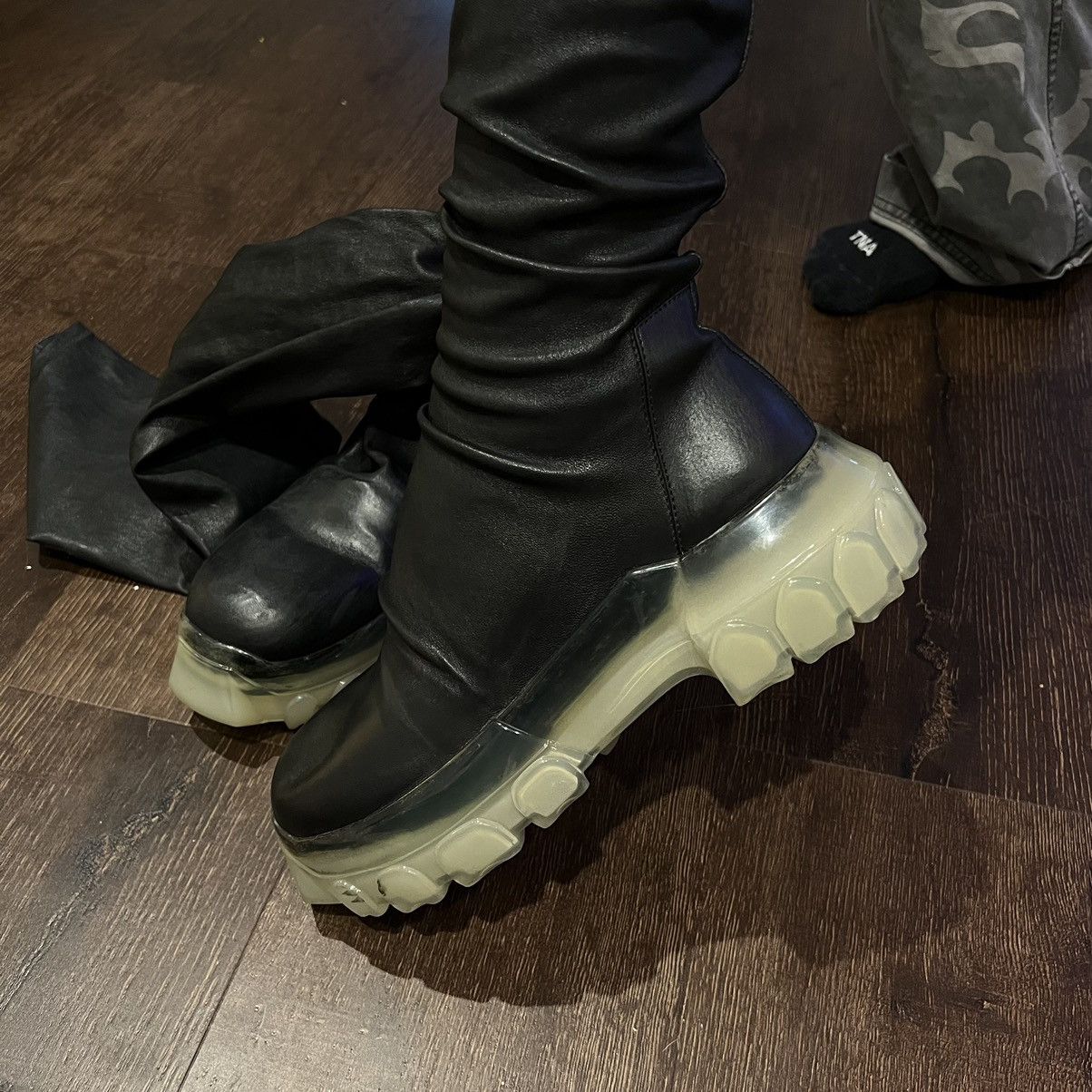 Rick Owens Bozo Tractor Stockings Size US 7 / IT 37 - 2 Thumbnail