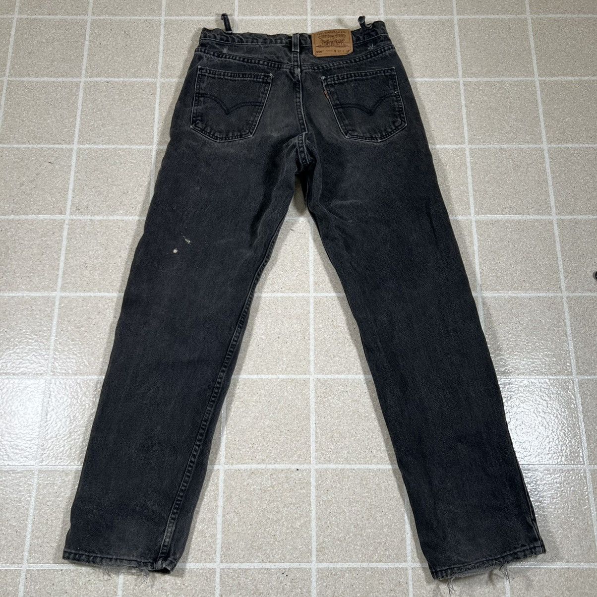 Levi's Vintage Levi’s 550 30x32 Black Orange Tab Jeans MADE IN USA Size US 30 / EU 46 - 1 Thumbnail