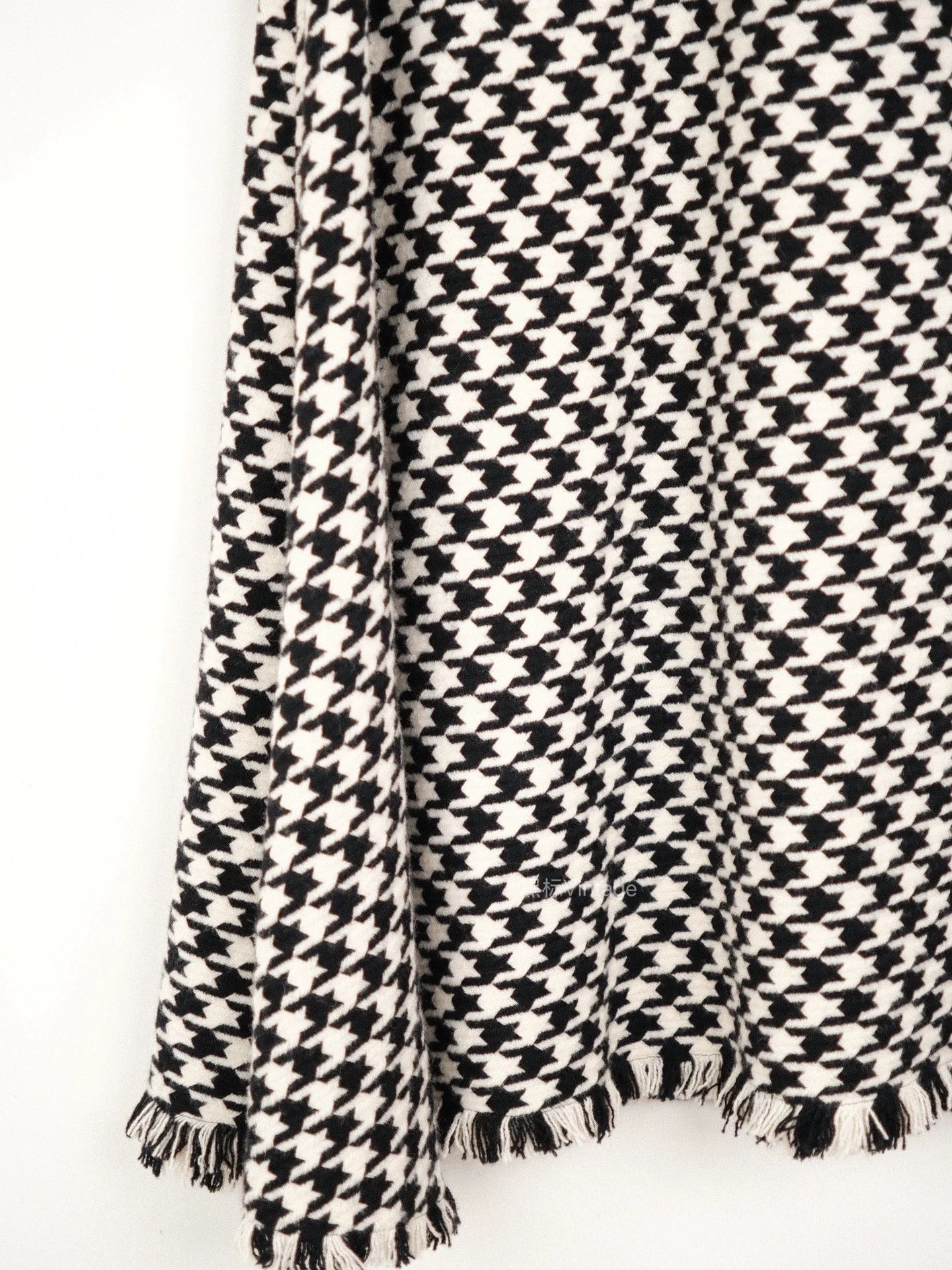 Yohji Yamamoto Yohji Yamamoto 03AW Vintage Plaid Tassel Mermaid Gown Size S / US 4 / IT 40 - 4 Thumbnail