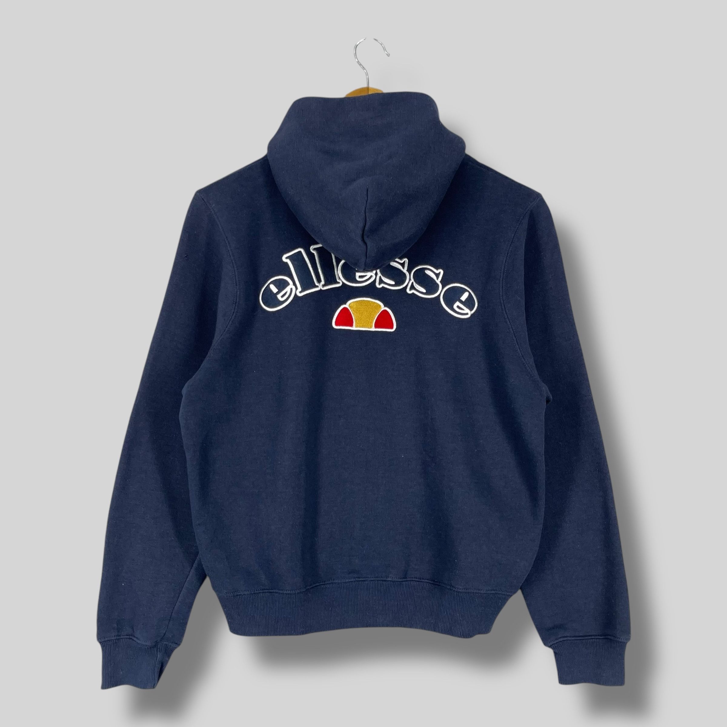 Ellesse Vintage 90s ELLESSE Spellout Big Logo Pullover Crop Hoodie Size M / US 6-8 / IT 42-44 - 1 Thumbnail