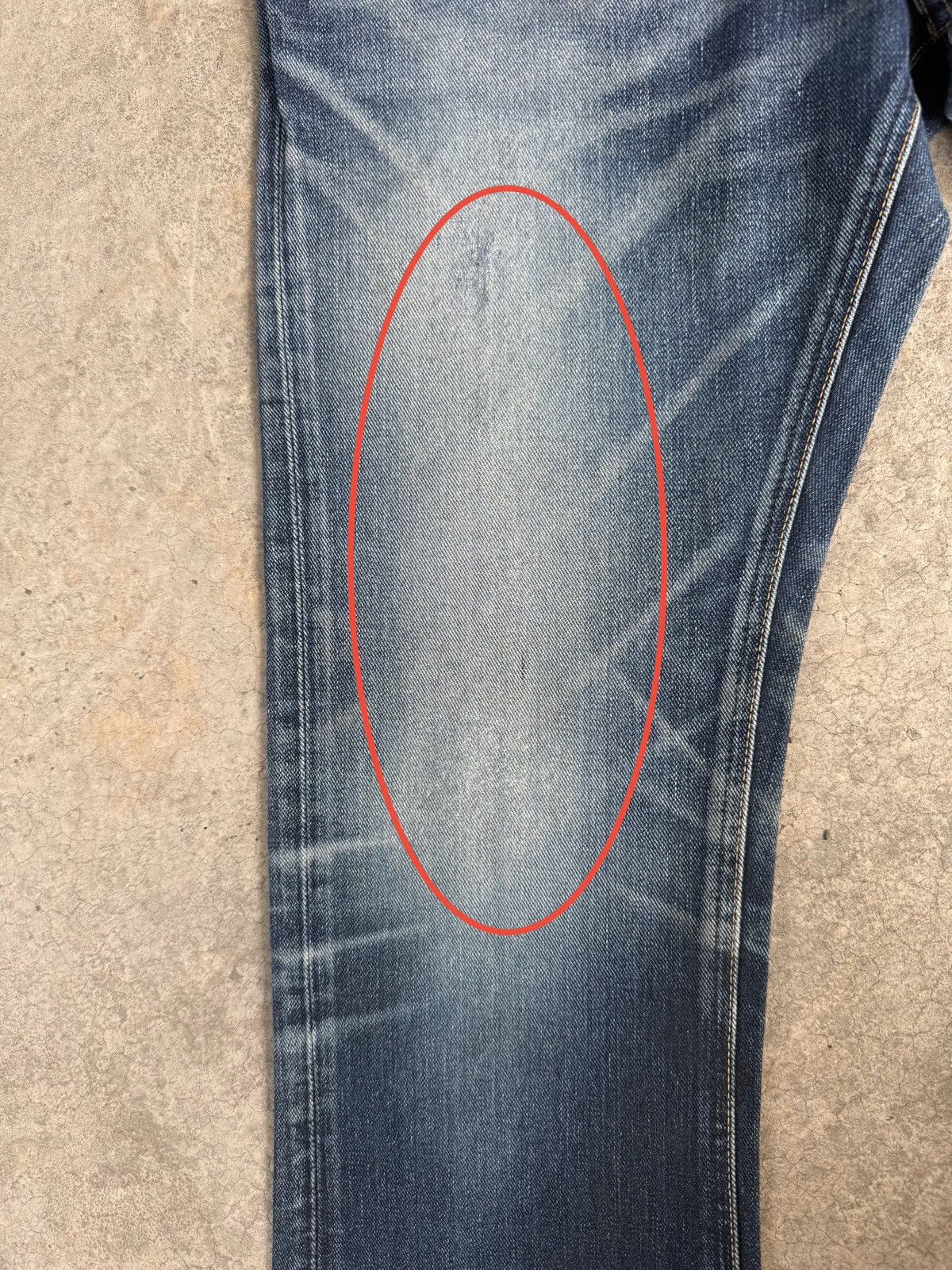 If Six Was Nine Japanese Lee Flared Jeans Distressed Denim Size US 33 - 14 Thumbnail