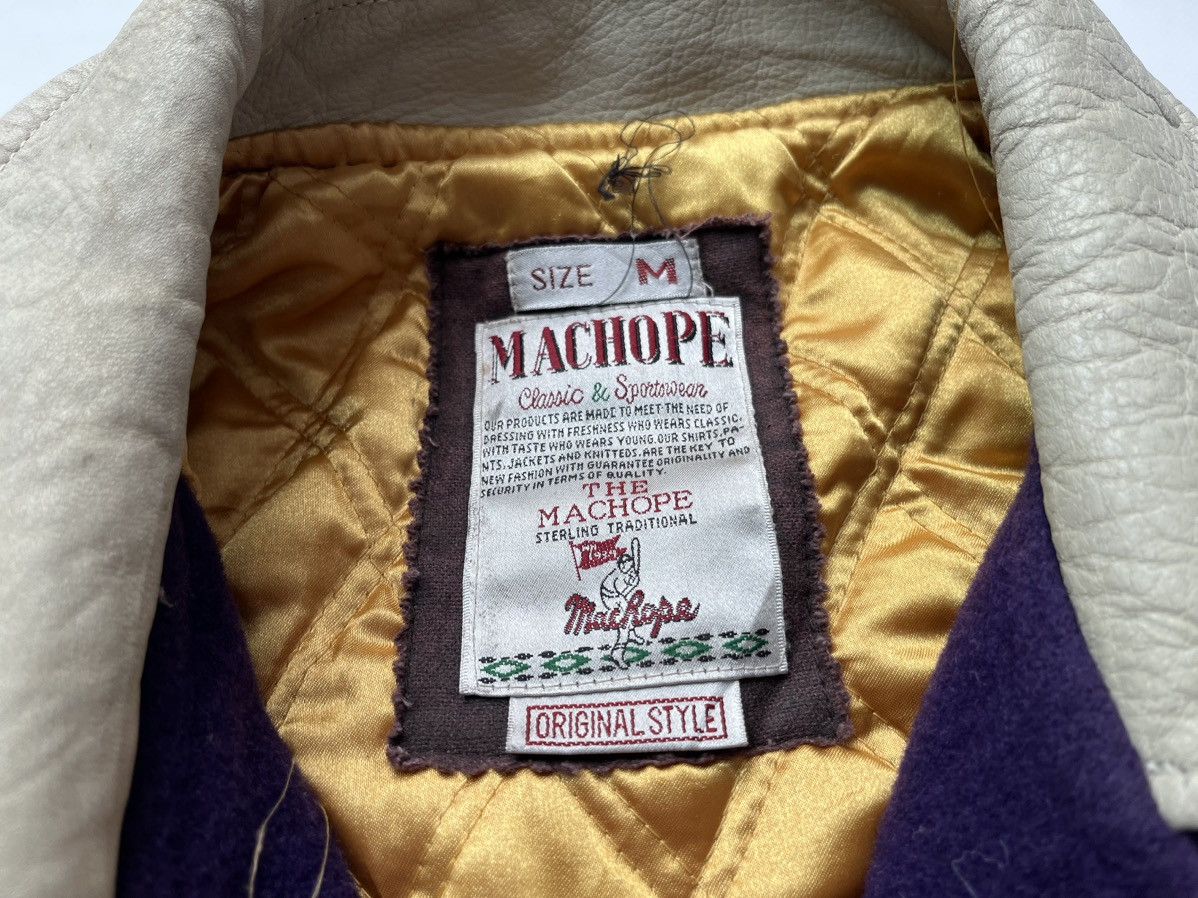 Vintage Machopes Bullet Last Dead Heat Leather Varsity Jacket Size US M / EU 48-50 / 2 - 12 Thumbnail
