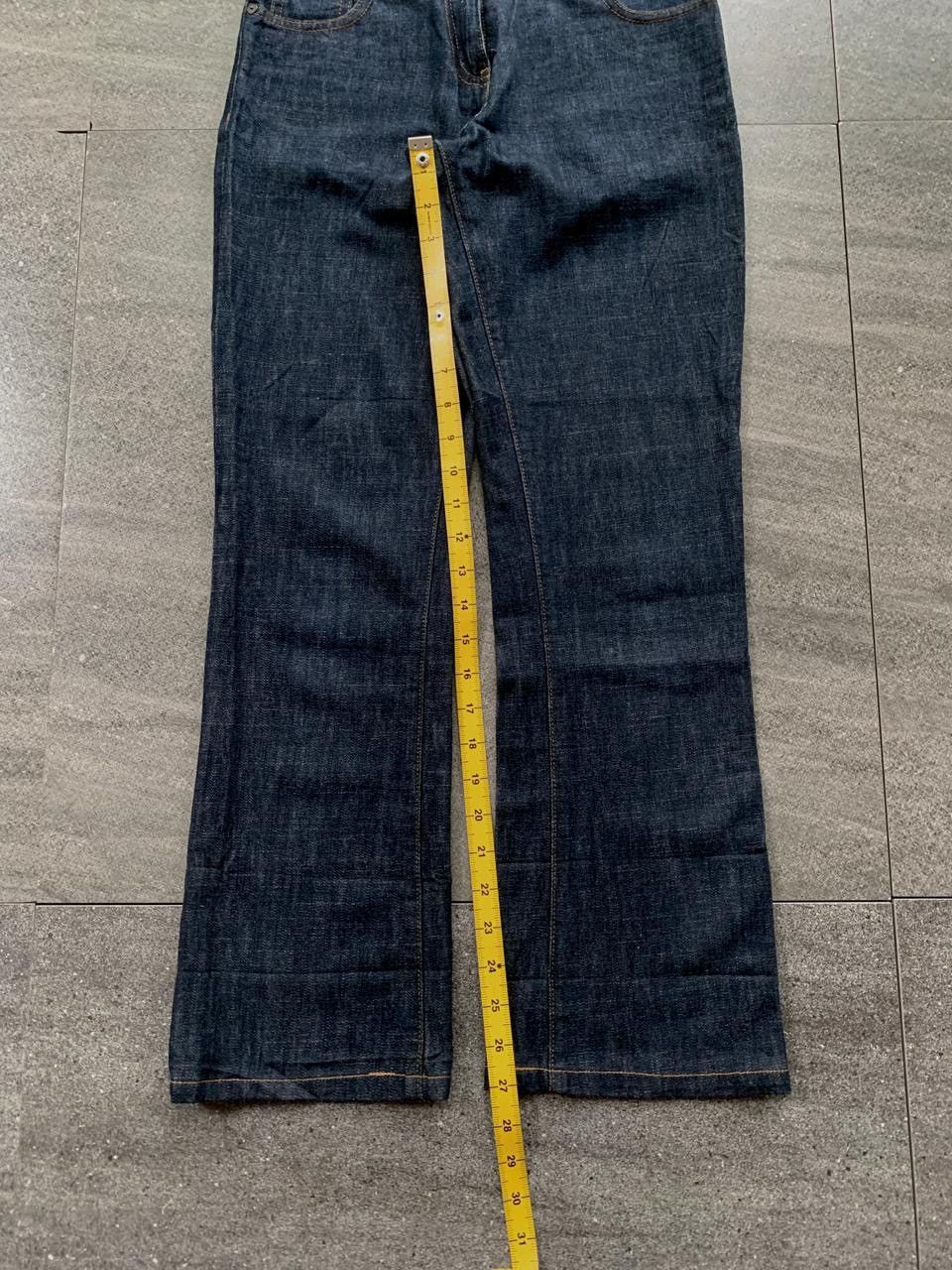 Miu Miu 2000s Flared Indigo Denim Jeans Size 27" / US 4 / IT 40 - 10 Thumbnail