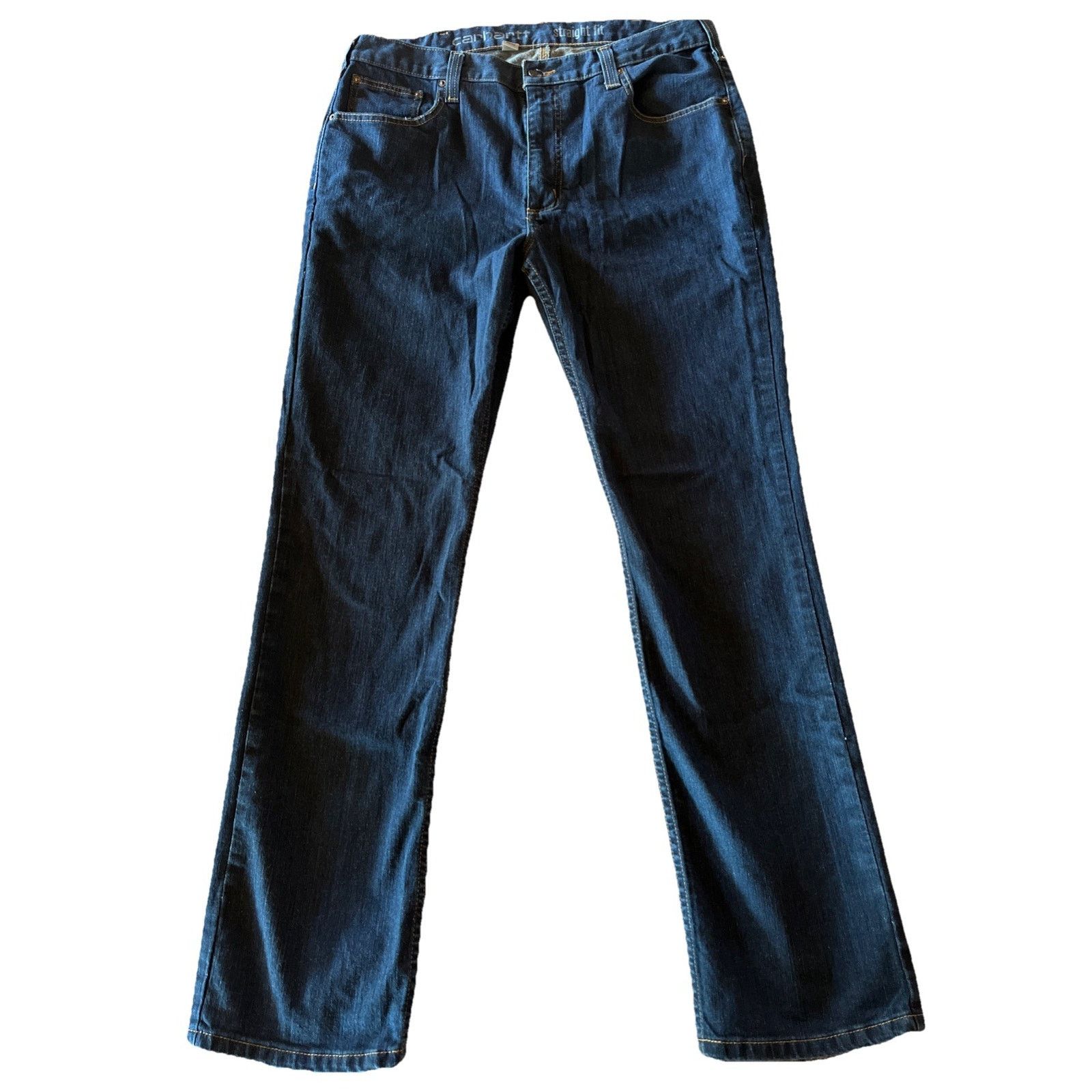 Carhartt Carhartt Men's 36x32 Blue Jeans Denim Straight Fit Cotton Size US 36 / EU 52 - 1 Thumbnail