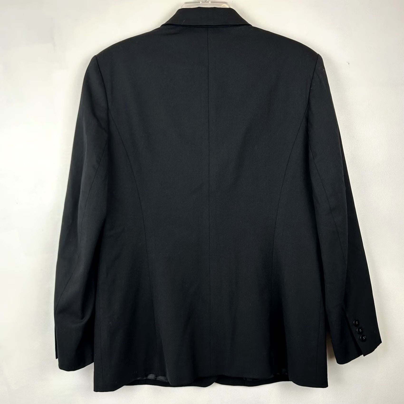 Talbots Talbots Blazer Jacket Womens 12 Black Minimalist Office USA Vintage Capsule Size XL / US 12-14 / IT 48-50 - 2 Thumbnail