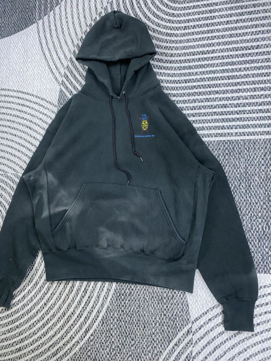 Lee Vintage 90s LEE Crossgrain Solomon Island Hoodie Size US XL / EU 56 / 4 - 4 Thumbnail