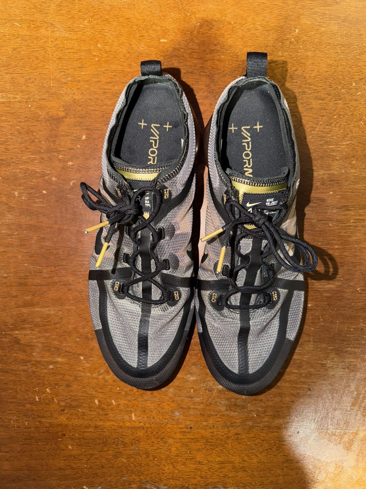Nike Nike Air VaporMax 2019 Black Gold size 14 Size US 14 / EU 47 - 3 Thumbnail