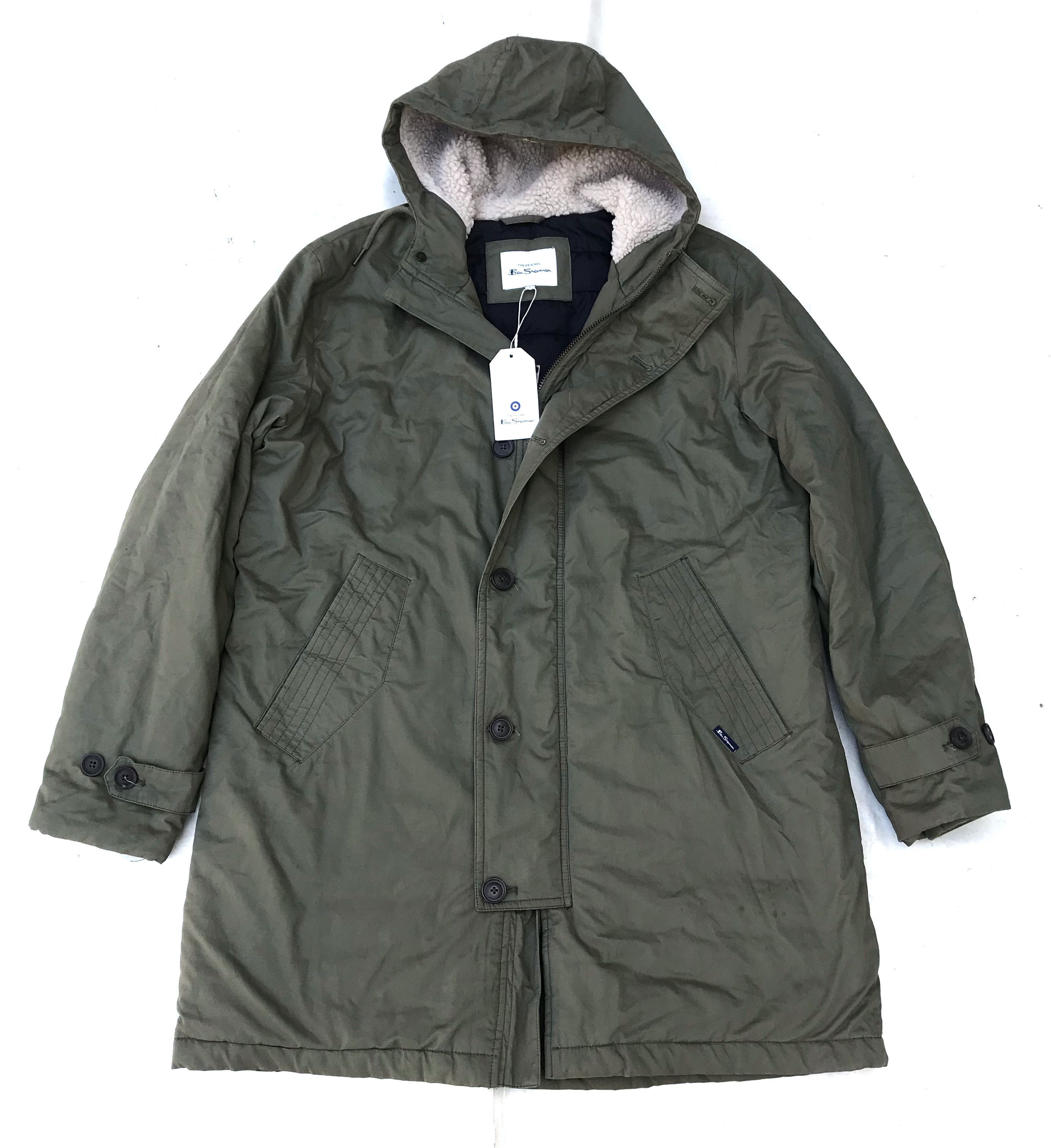 Ben Sherman Ben Sherman Green M51 Parka jacket Green Hemp Military Hemp Size US L / EU 52-54 / 3 - 1 Thumbnail