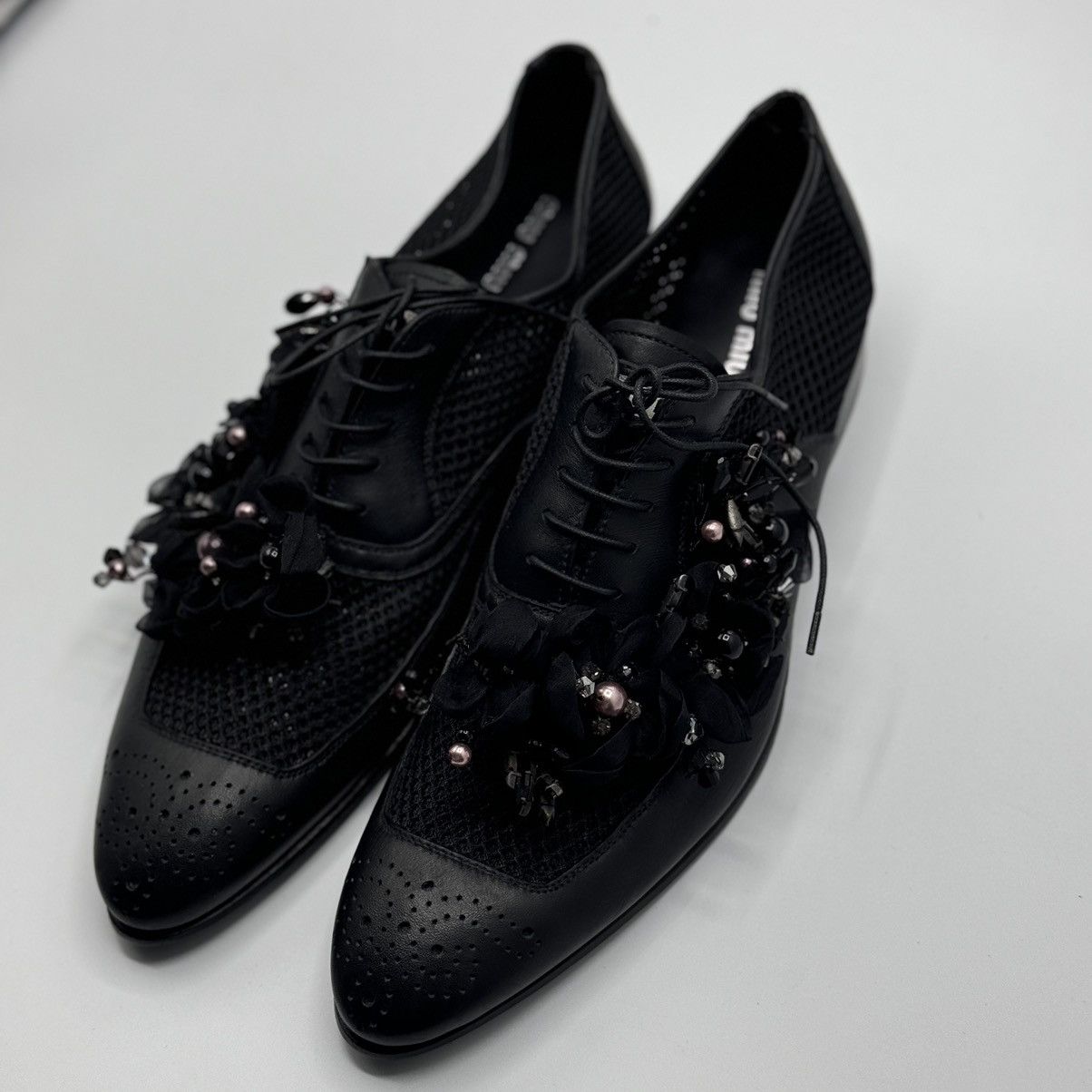 Miu Miu Miu Miu black shoes Size US 10 / IT 40 - 2 Thumbnail