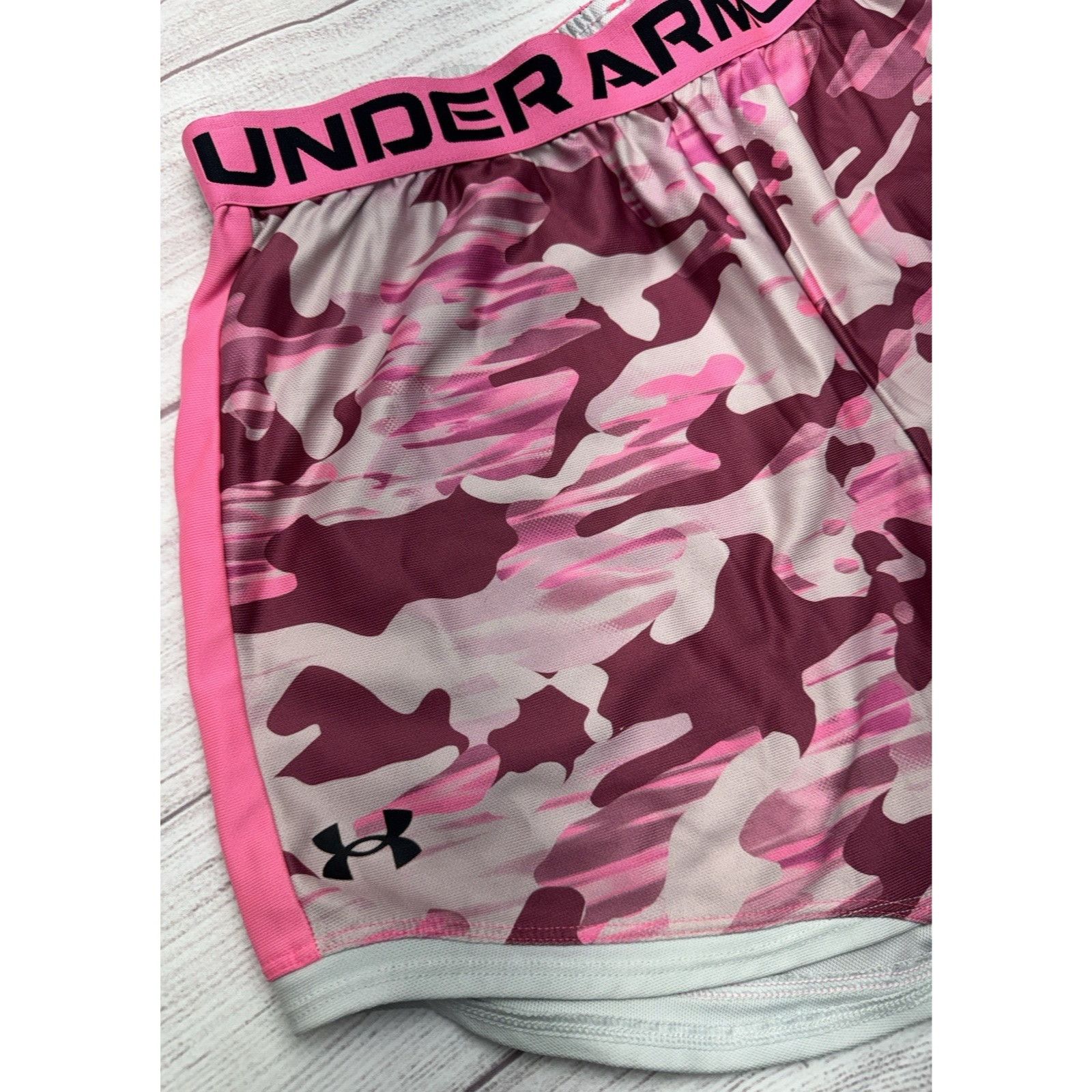 Under Armour UNDER ARMOUR Play Up, 5 Inch Girl's Youth (XL) Shorts Pink C Size 36" / US 14 / IT 50 - 2 Thumbnail