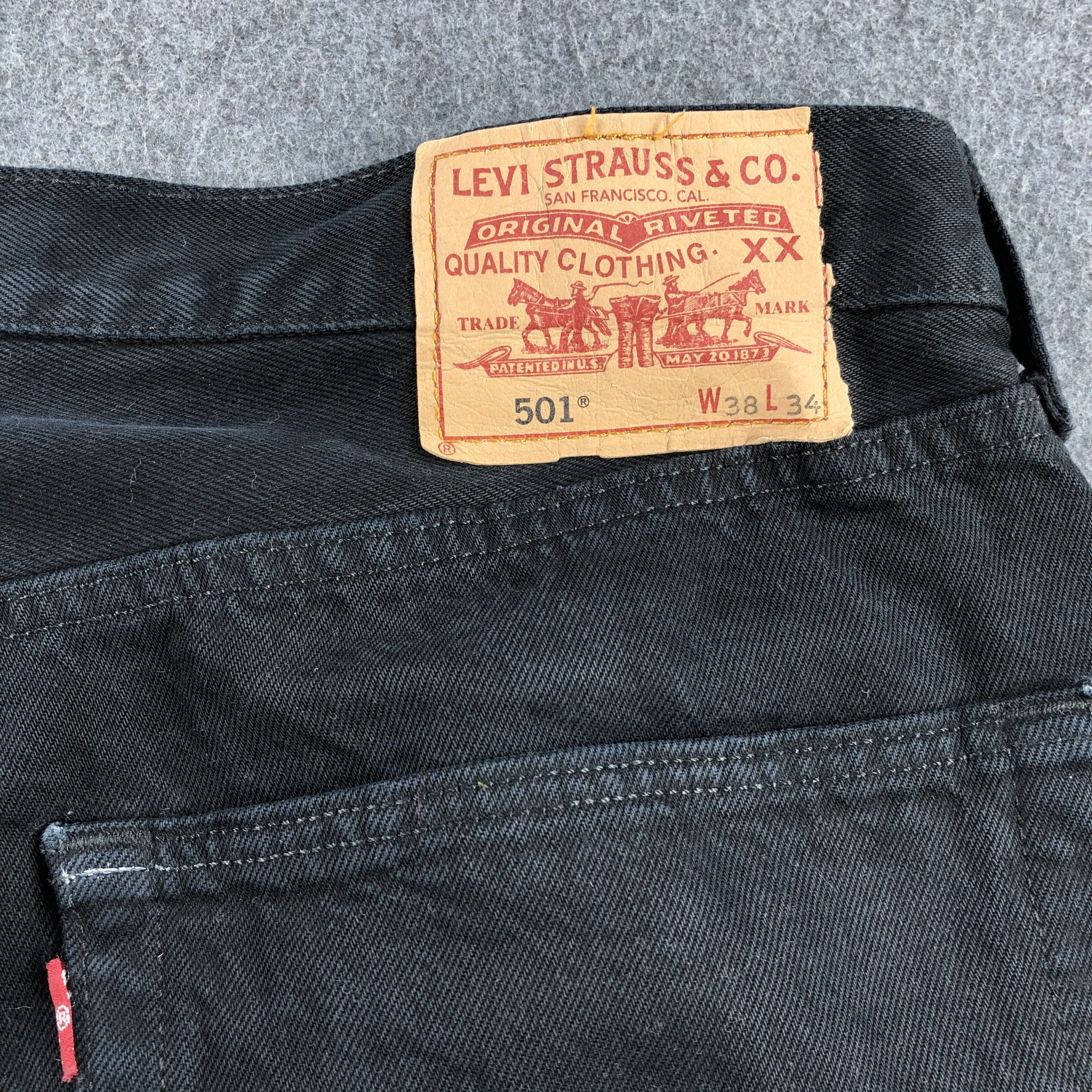 Levi's Vintage 90s Distress Levis 501 Jeans-J1405 Size US 39 - 5 Thumbnail