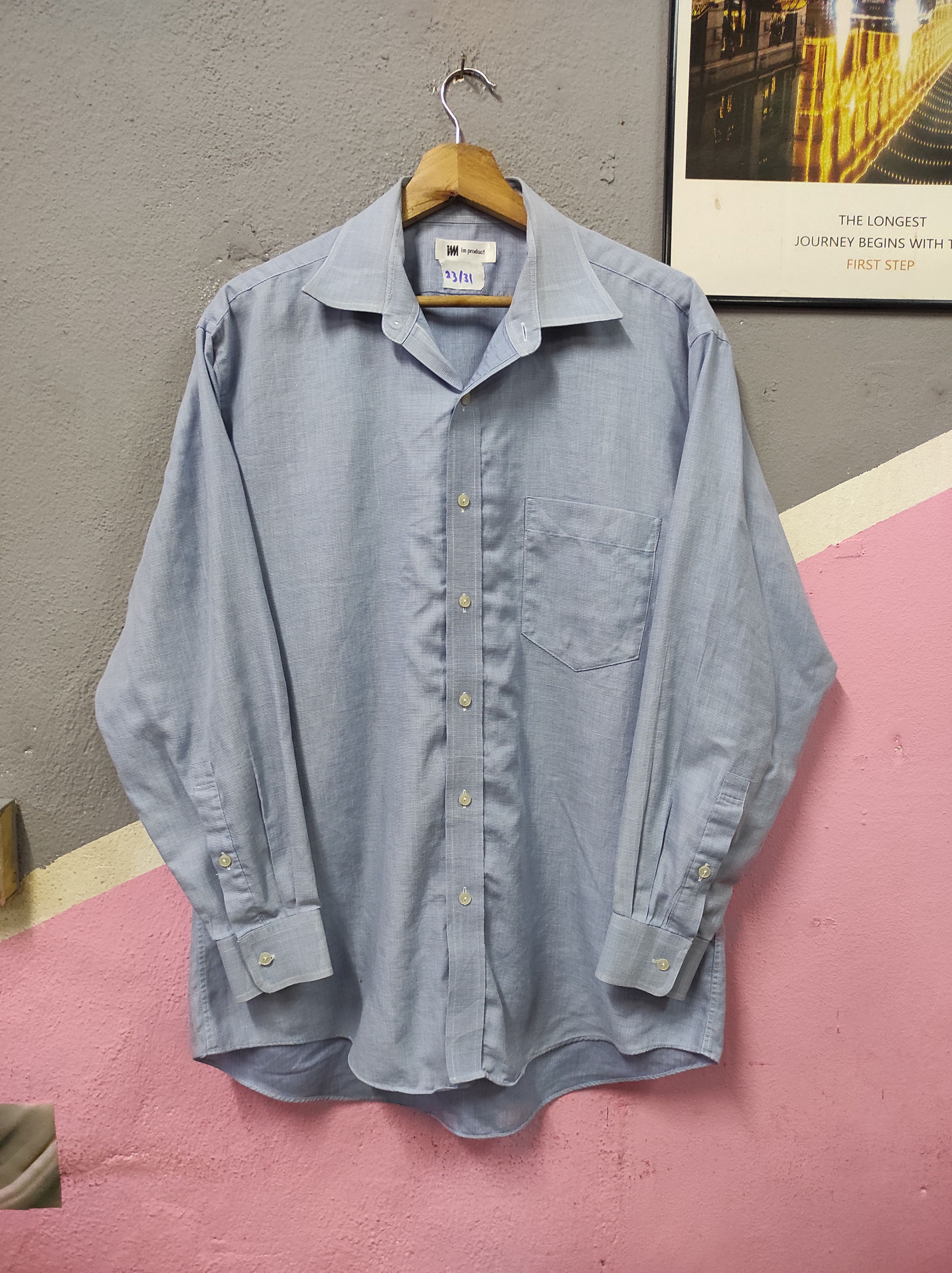 Issey Miyake × Vintage IM PRODUCT ISSEY MIYAKE SHIRT LONGSLEEVE Size US L / EU 52-54 / 3 - 1 Thumbnail