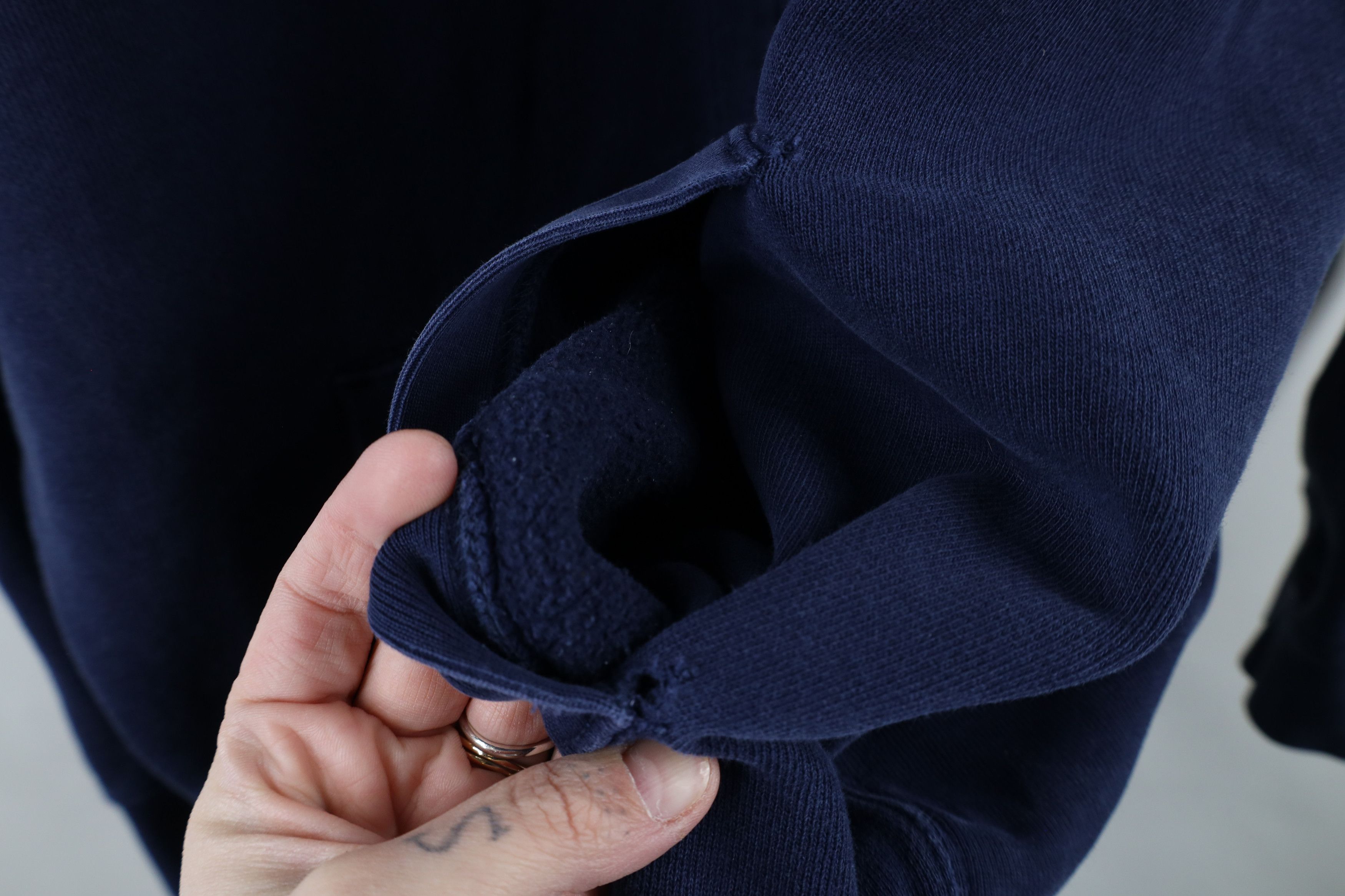 Ralph Lauren × Vintage Vintage 90s Ralph Lauren Heavyweight Zip Hoodie Sweatshirt Size US XXL / EU 58 / 5 - 7 Thumbnail