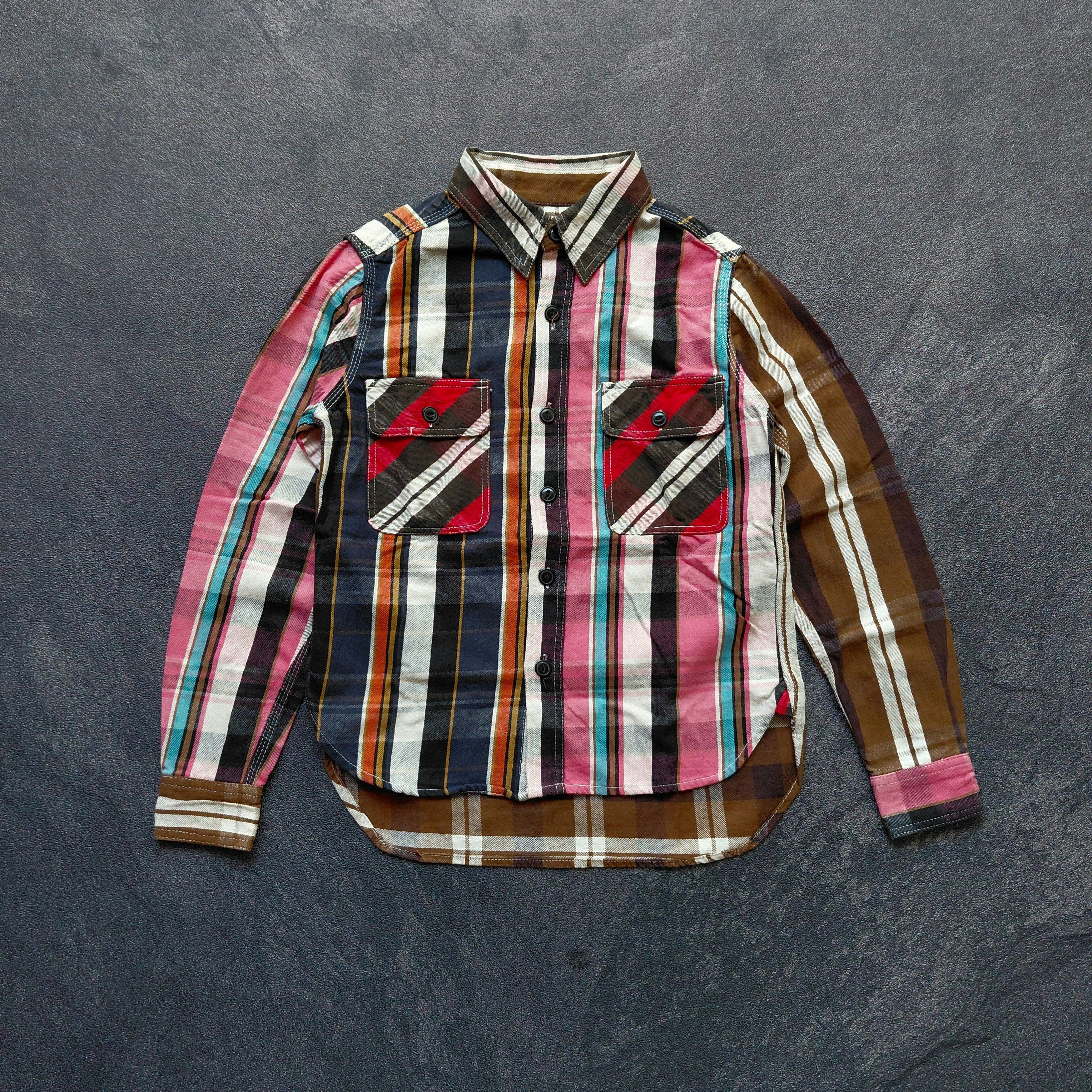 The Real McCoy's Houston Union Made Flanel Shirt Size US S / EU 44-46 / 1 - 1 Thumbnail