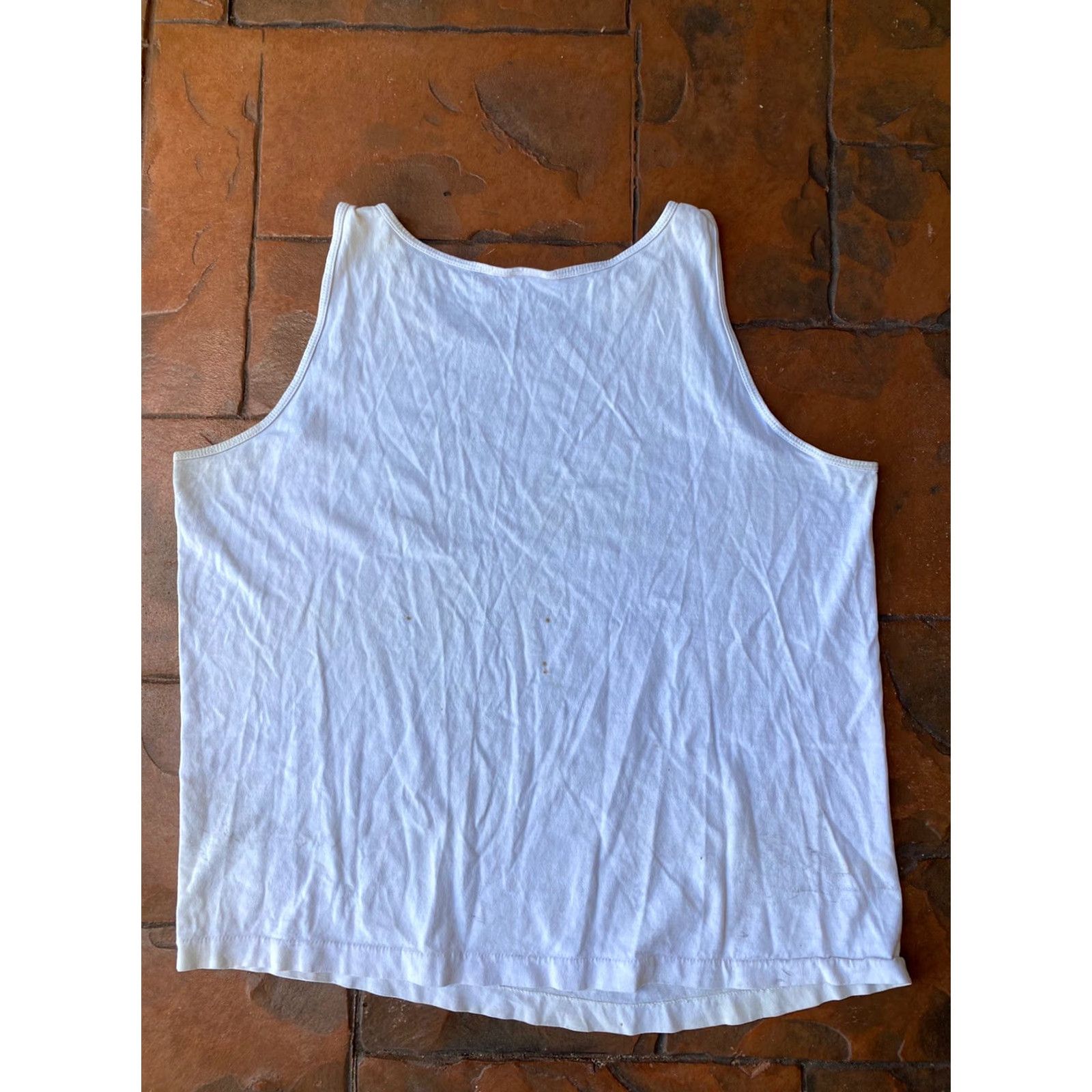 Vintage VINTAGE Busch Gardens I Survived Congo River Rapids White Tank Top XL Shirt Men 90s Logo Graphic Print Size US XL / EU 56 / 4 - 3 Thumbnail