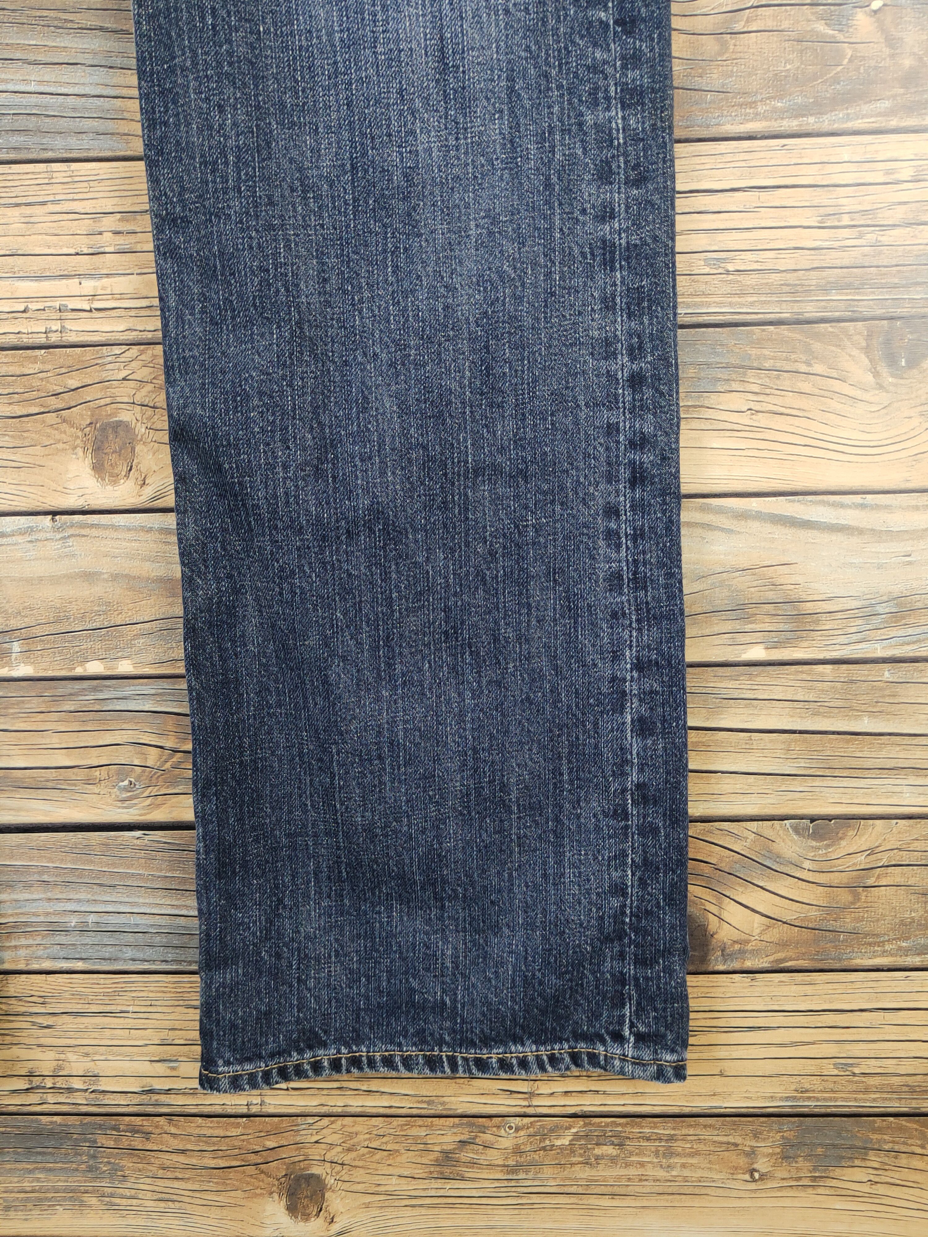 Japanese Brand Japanese Brand Dark Blue Distressed Ripped Jeans #W1397 Size US 34 / EU 50 - 7 Thumbnail