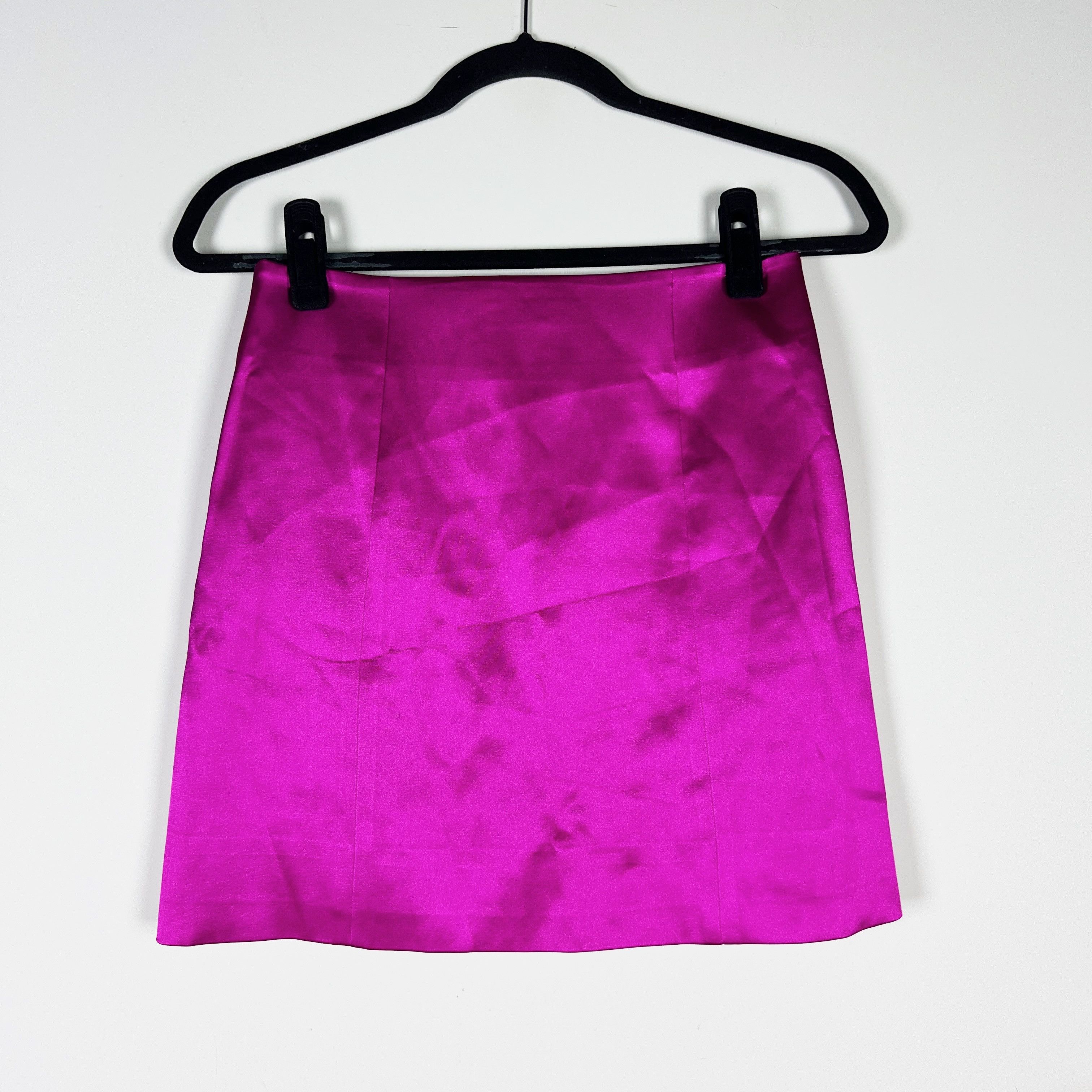Frame Frame High Waisted Stretch Satin Mini Size 26" / US 2 / IT 38 - 4 Thumbnail