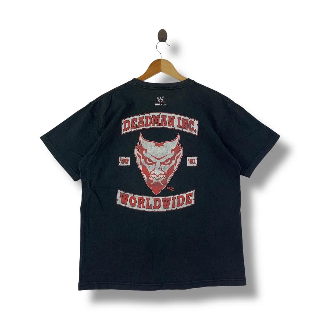 WWE Vintage Y2k UNDERTAKER “DEADMAN INC” 2001 wwe tee Size US L / EU 52-54 / 3 - 1 Thumbnail