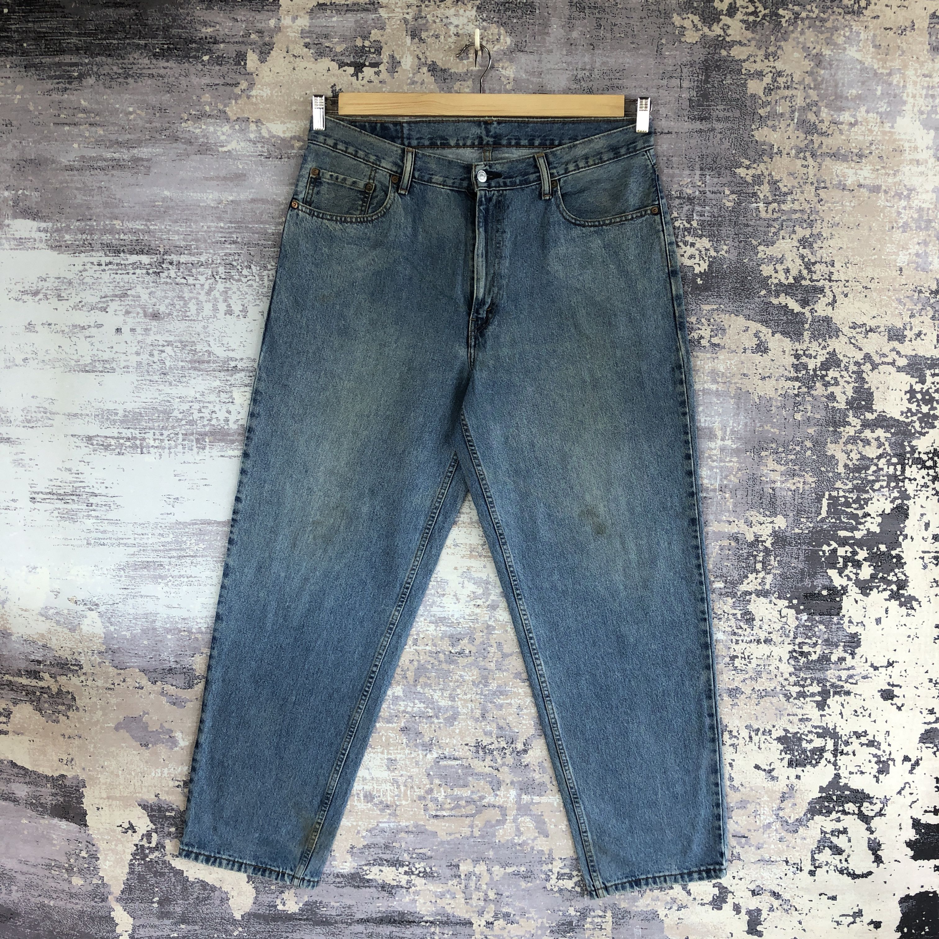 Levi's Vintage Y2K Levis 560 Stone Wash Jeans Levi's Faded Denim Size US 36 / EU 52 - 1 Thumbnail