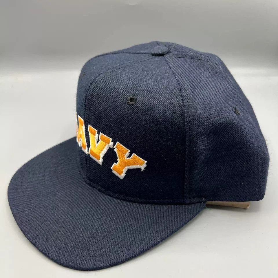 New Era × Vintage Vintage Navy Hat Men New Era Pro Model Snap Back Cap New Size ONE SIZE - 2 Thumbnail
