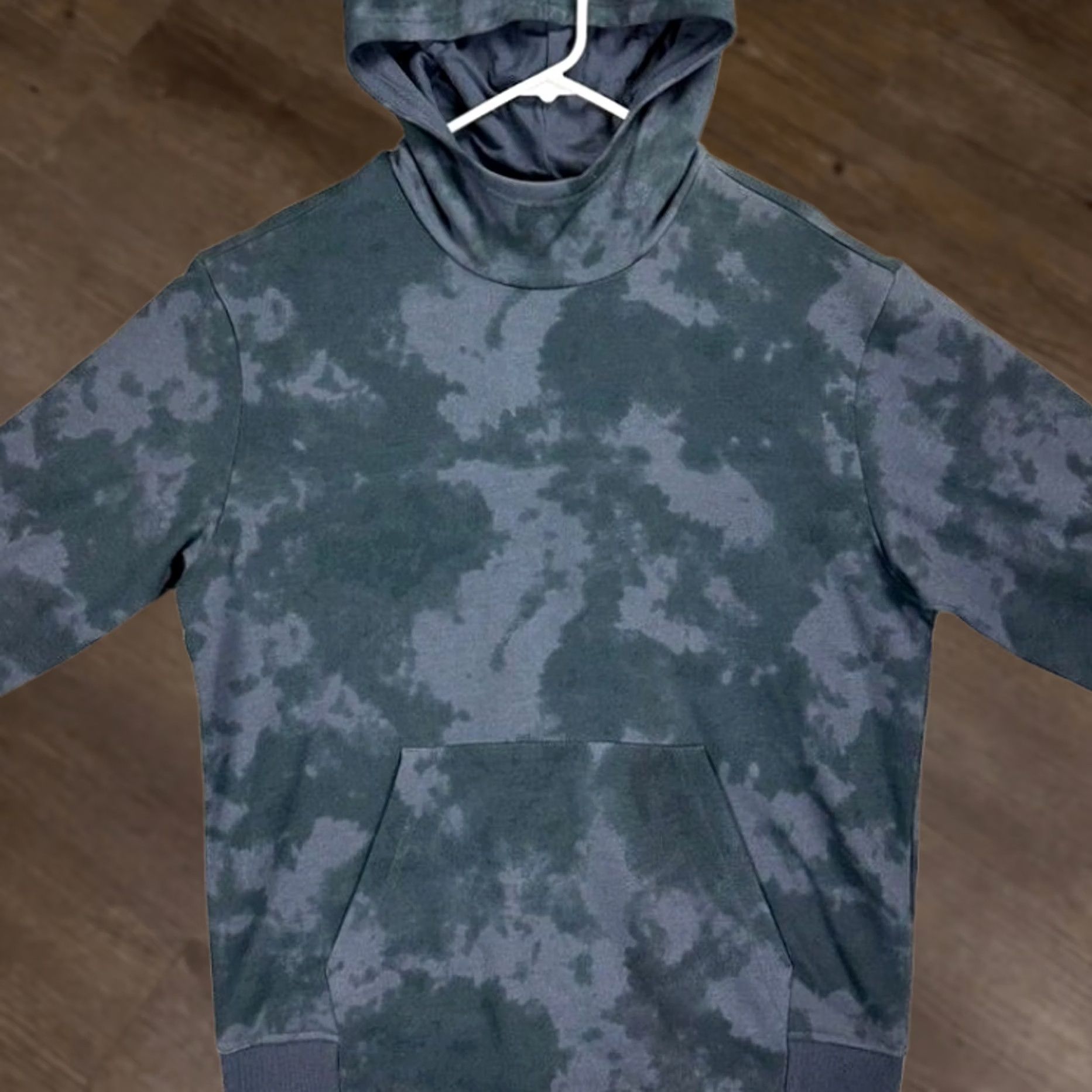 Fila FILA Hoodie Sweatshirt Mens Medium Grey Tie Dye Pullover Activewear Knit Pocket Hooded Pull Over Size US M / EU 48-50 / 2 - 1 Thumbnail
