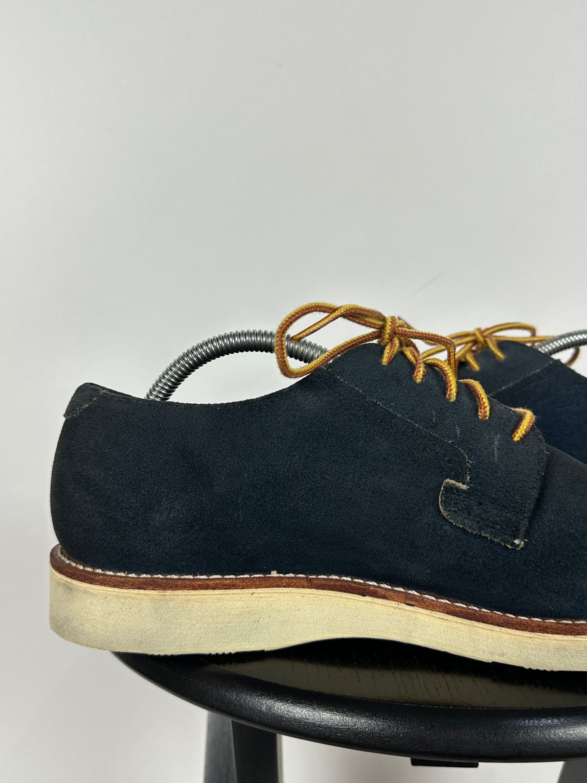 Red Wing Red Wing Postman Navy Blue Suede Oxford Shoes Size US 9 / EU 42 - 17 Thumbnail