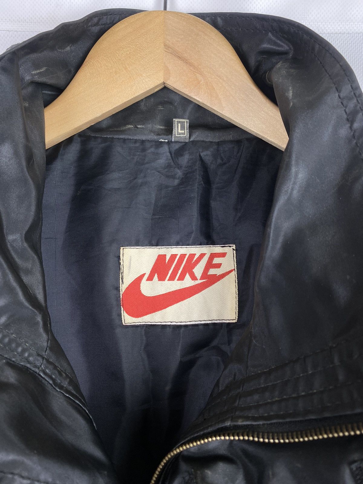 Nike × Vintage VTG Nike basketball logo bomber jacket Size US L / EU 52-54 / 3 - 24 Thumbnail