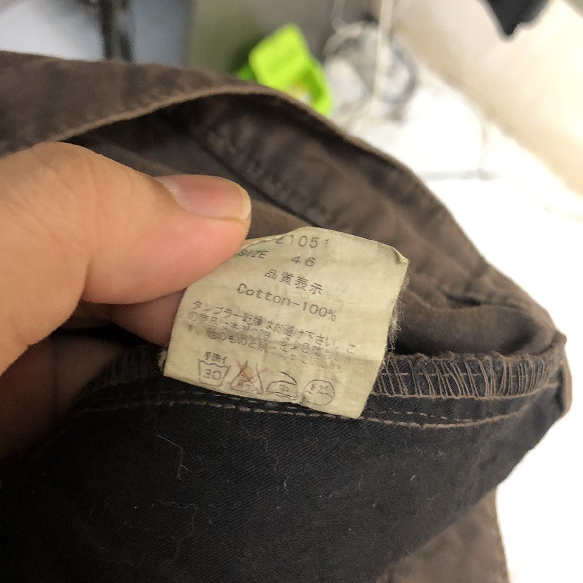 Japanese Brand Cau ooo Brown vintage Casual Pants #A1425 Size US 30 / EU 46 - 20 Thumbnail