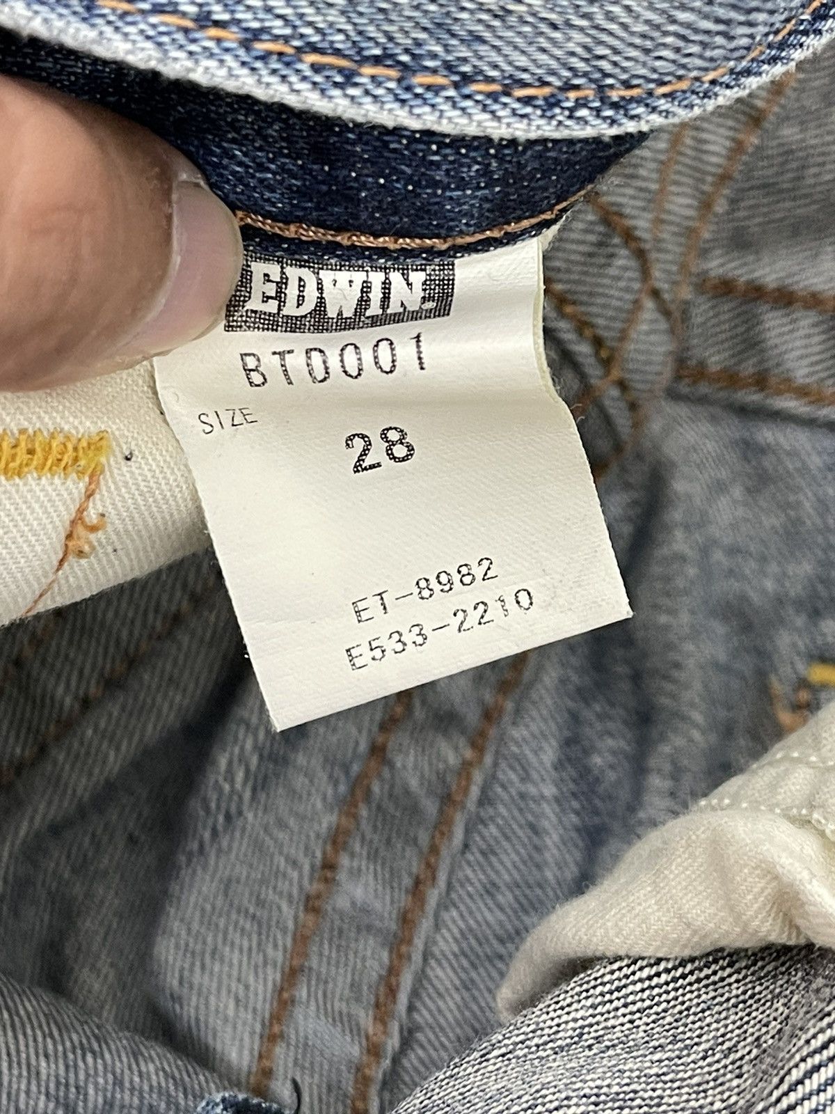 Edwin Flare Jeans Edwin Japan Faded Distress Boot Cut 6🟦7 Size US 30 / EU 46 - 20 Thumbnail