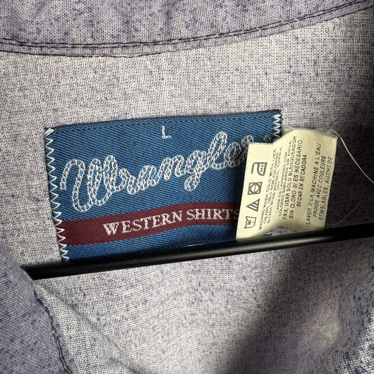Wrangler Wrangler Western Wear Men’s Sz L Pearl Snap Button Down Size US L / EU 52-54 / 3 - 8 Thumbnail