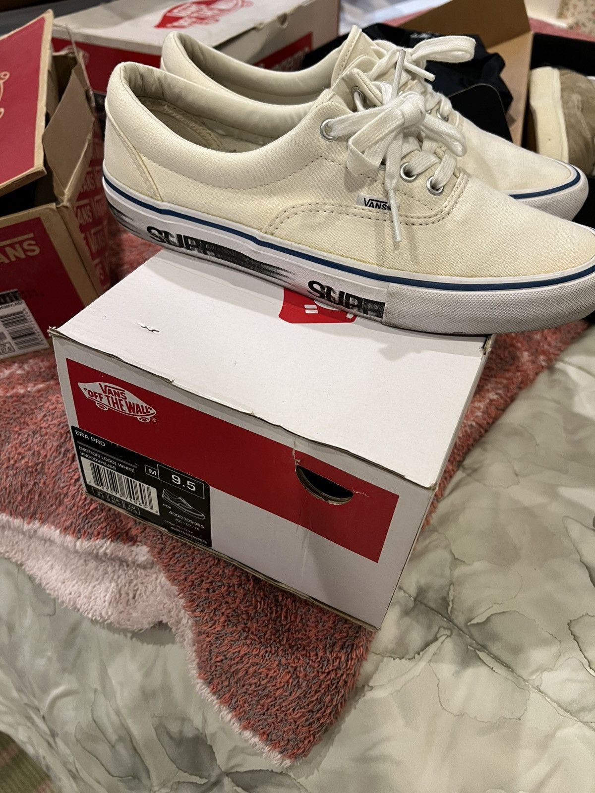 Supreme × Vans Supreme Vans Era Pro Motion Logo - 9.5 Size US 9.5 / EU 42-43 - 1 Thumbnail