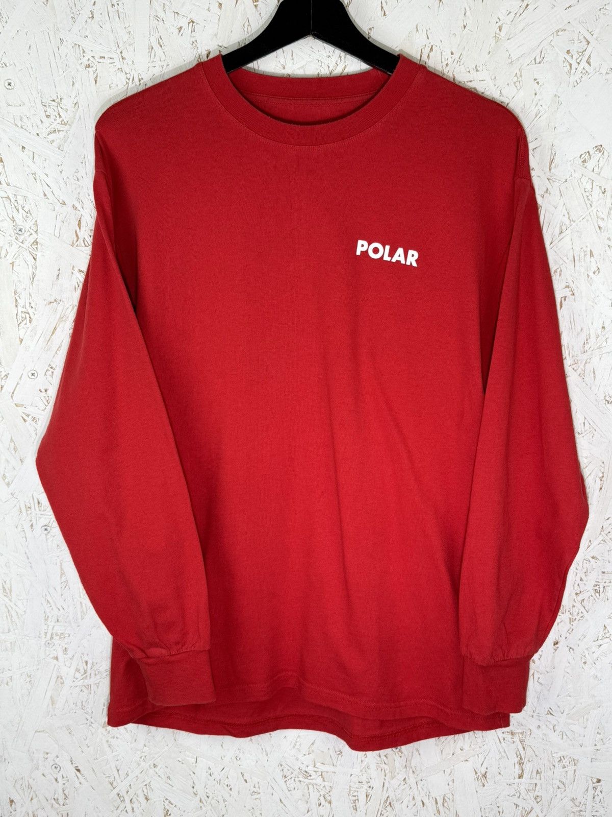 Polar Skate Co. Polar Skateboards Staircase Long Sleeve Skate T-Shirt Red S Size US S / EU 44-46 / 1 - 3 Thumbnail