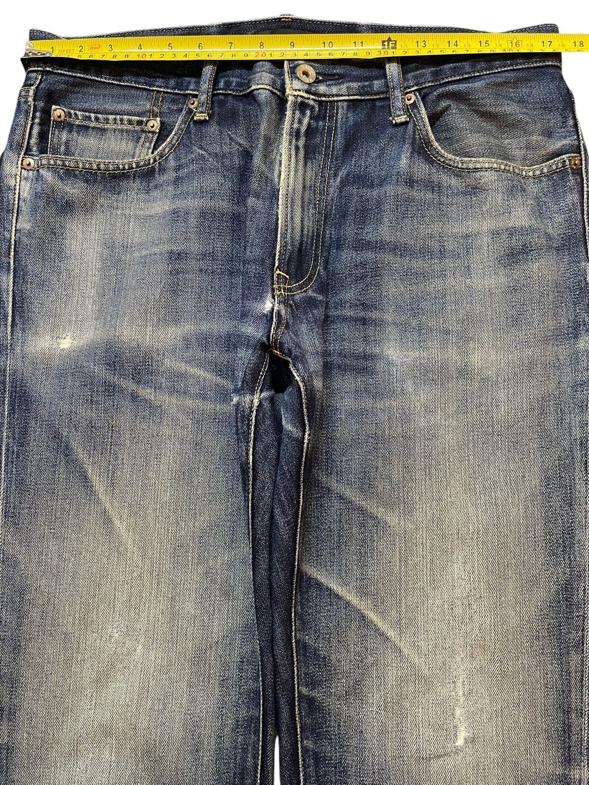 Uniqlo Vintage Japanese Uniqlo Faded Wash Style Loose Jeans Size US 34 / EU 50 - 11 Thumbnail