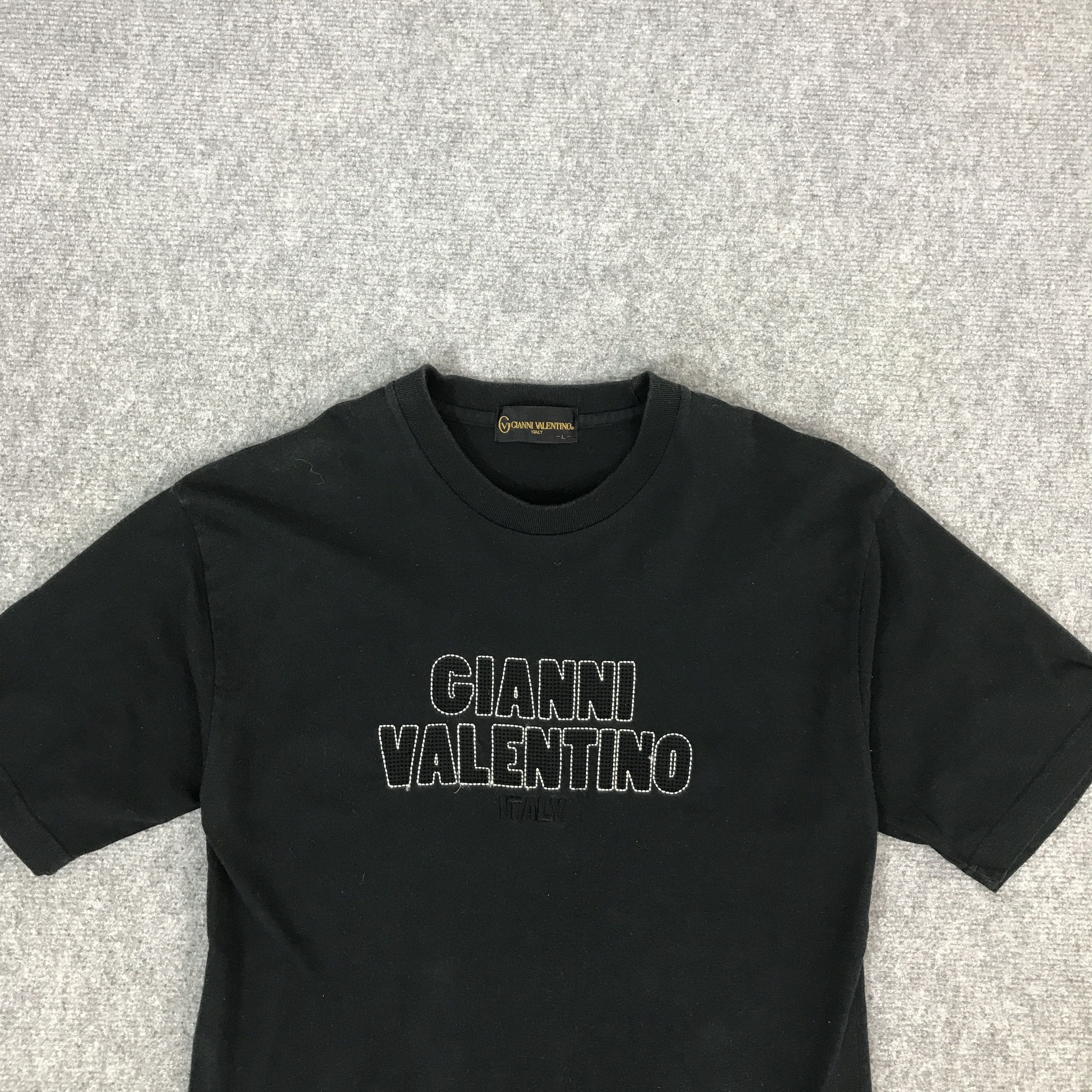 Gianni Valentino GIANNI VALENTINO EMBROIDERY LOGO TSHIRTS Size US L / EU 52-54 / 3 - 3 Thumbnail