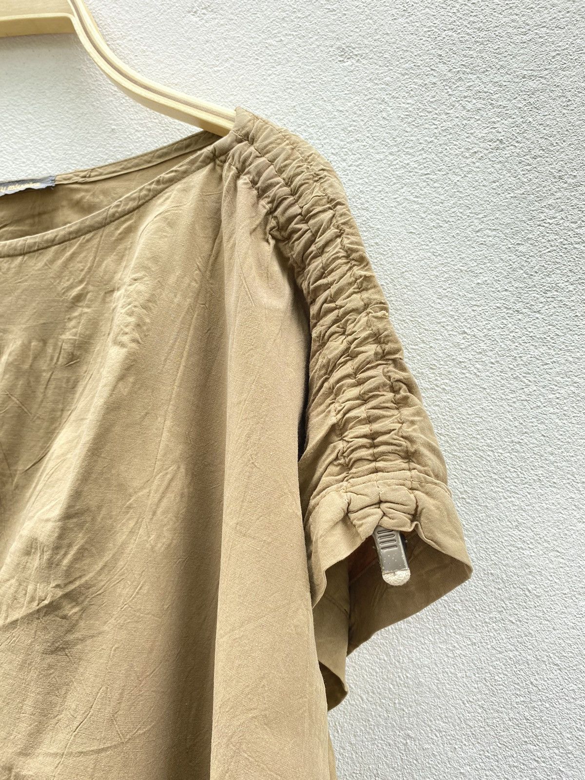Issey Miyake Issey Miyake vintage 1981 brown blouse Size ONE SIZE - 17 Thumbnail
